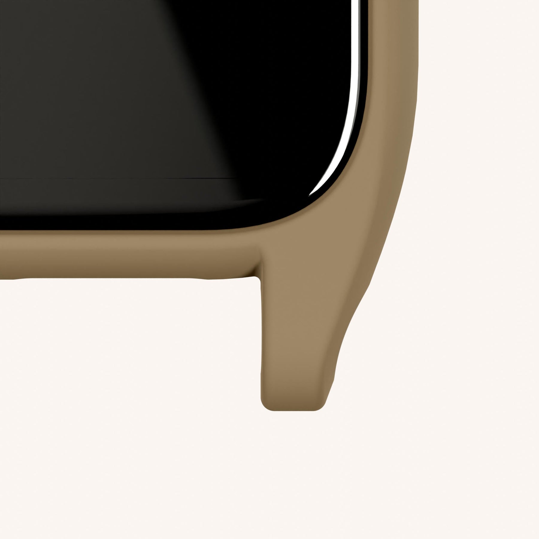 Phone Case with Eyelets in Taupe