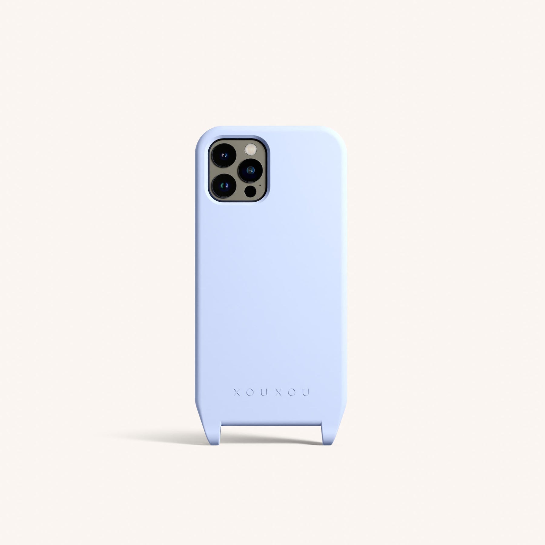 Handyhülle mit Ösen in Baby Blau