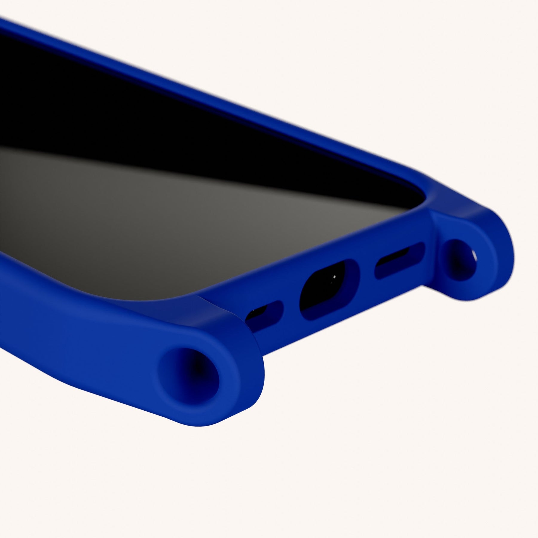 Handyhülle mit Ösen in Blau