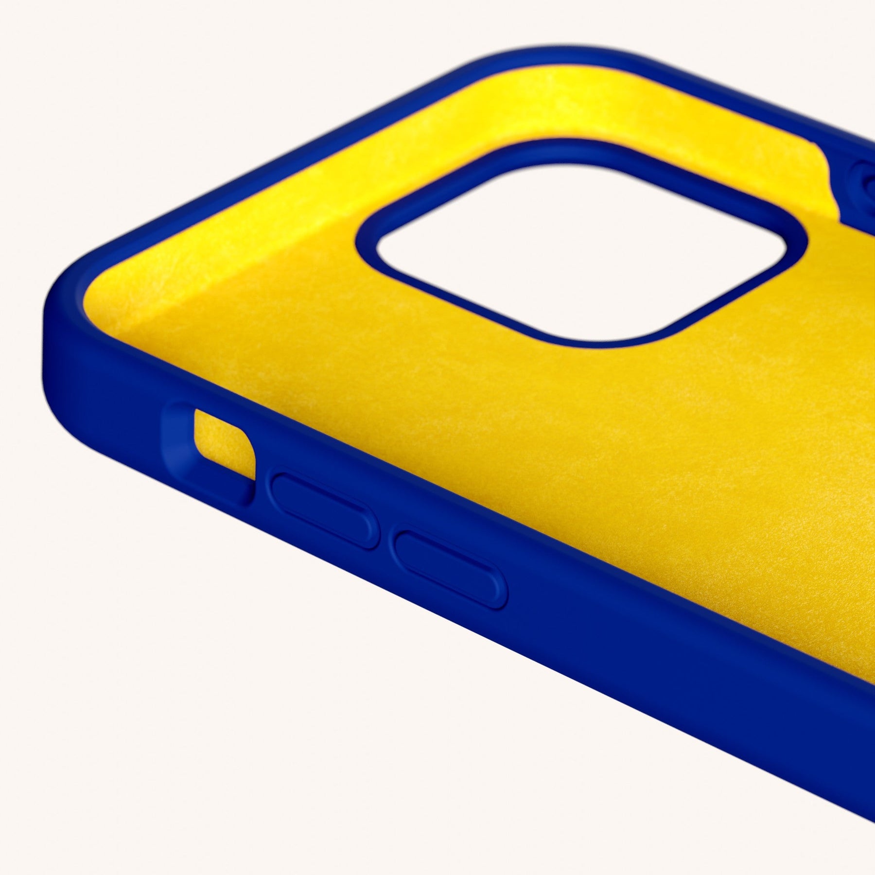 Handyhülle mit Ösen in Blau