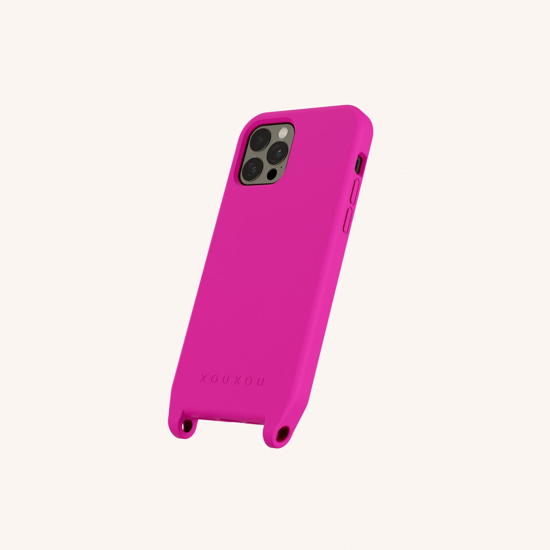 Handyhülle mit Ösen in Power Pink