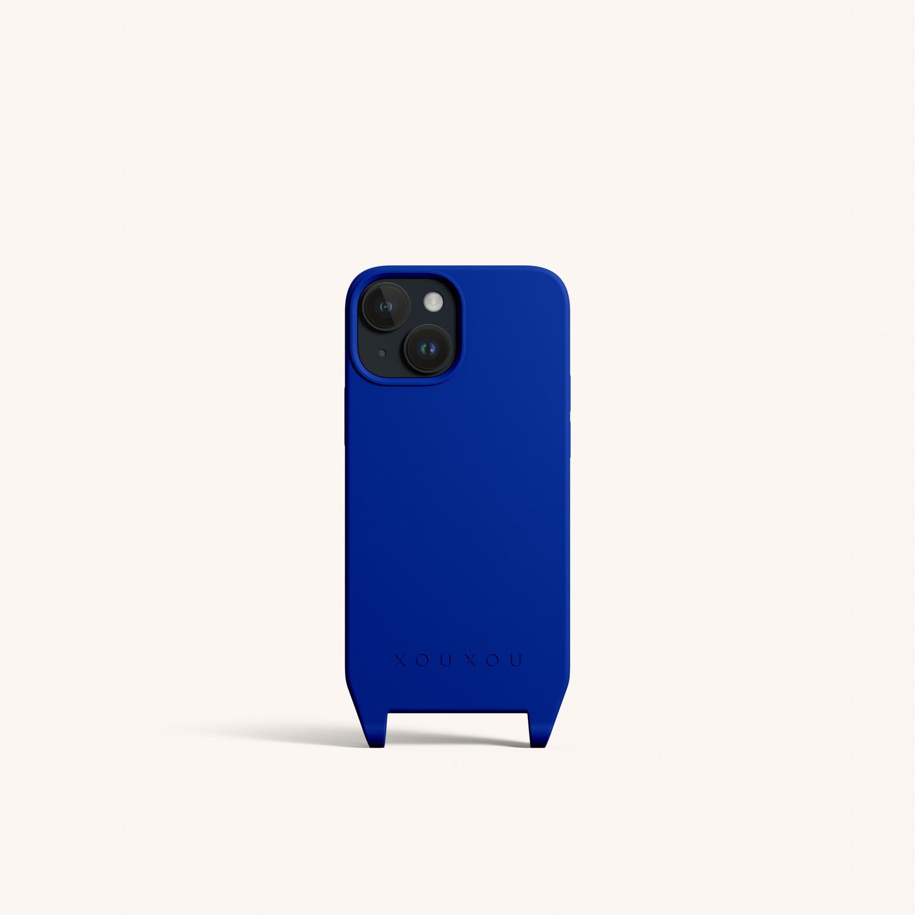 Handyhülle mit Ösen in Blau