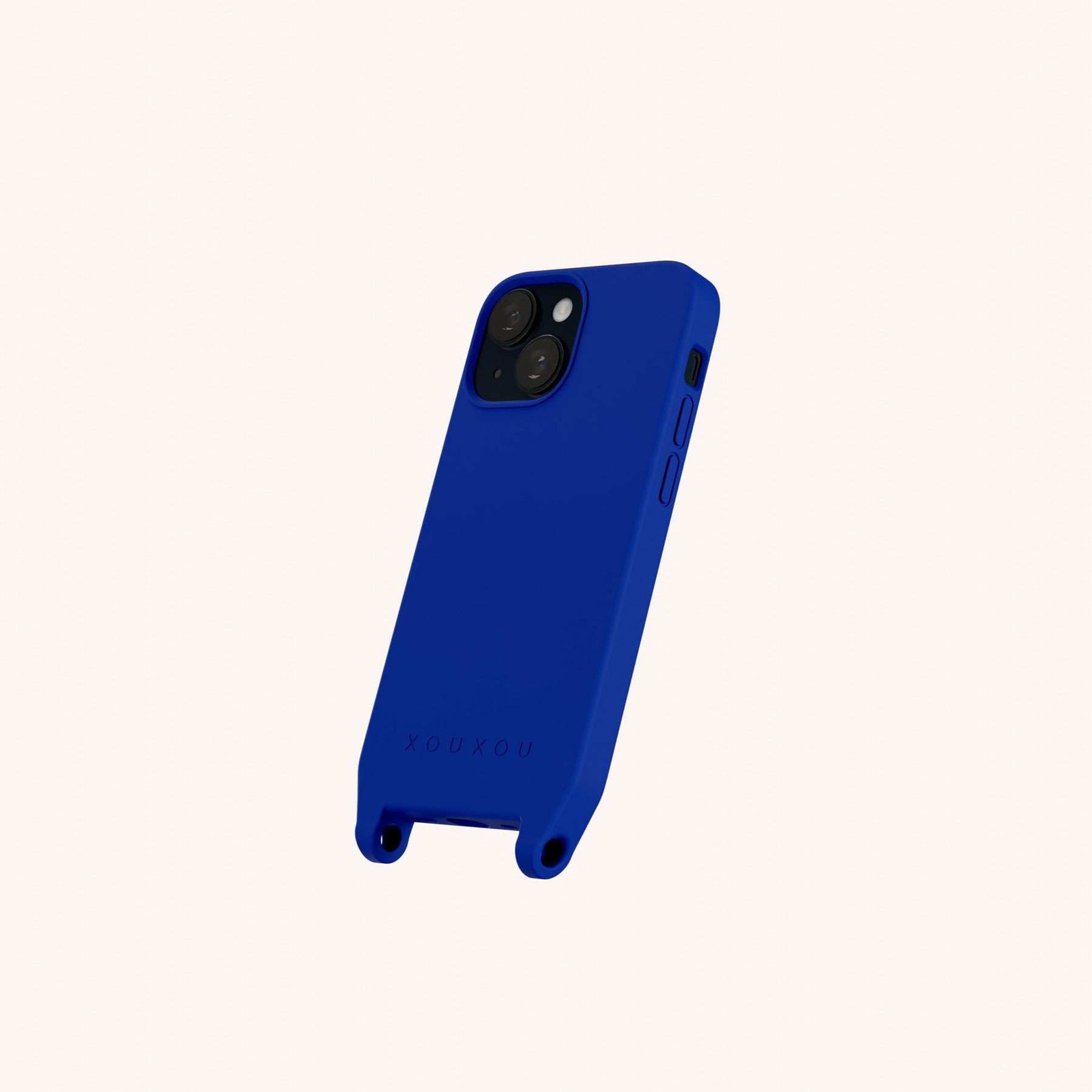 Handyhülle mit Ösen in Blau
