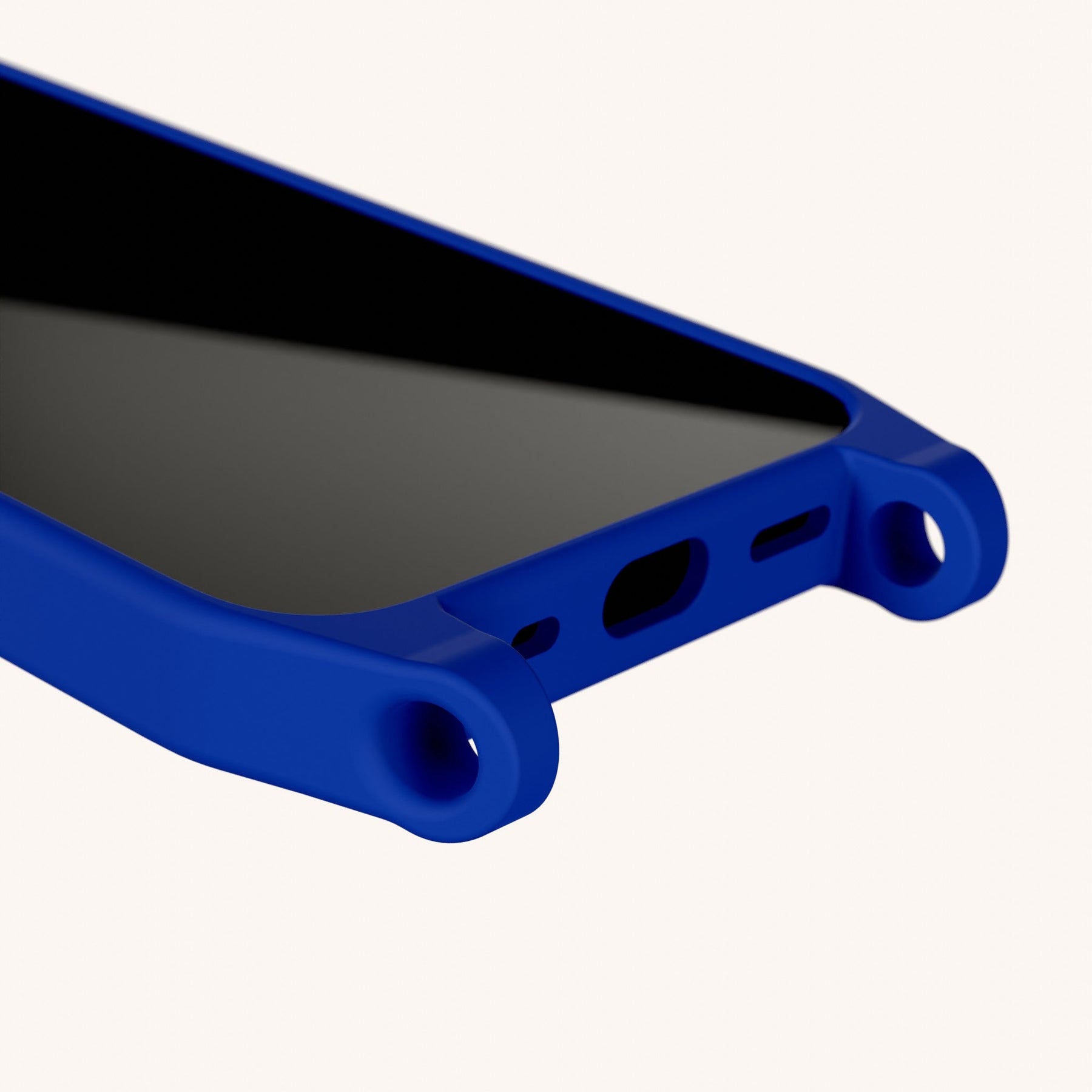 Handyhülle mit Ösen in Blau