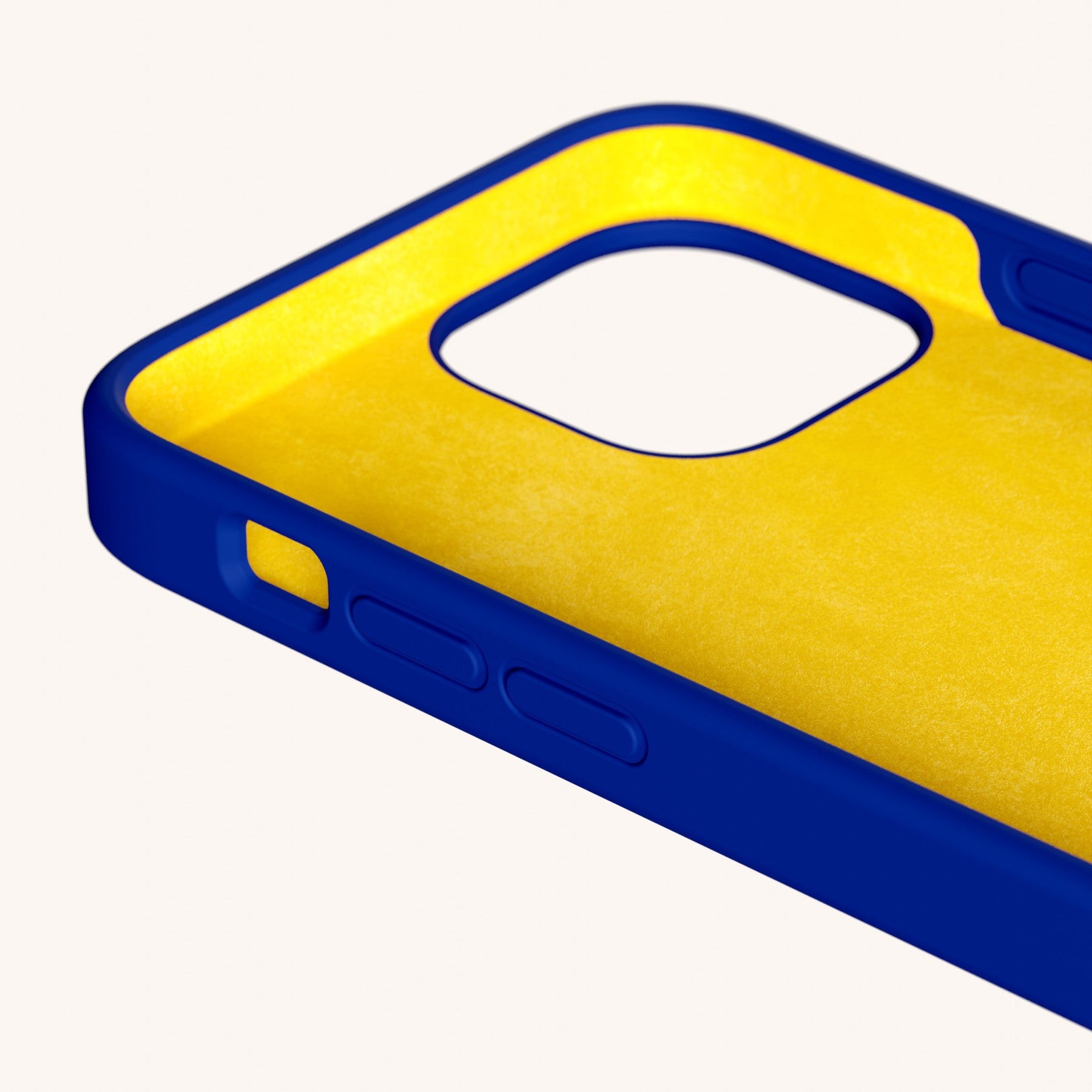 Handyhülle mit Ösen in Blau