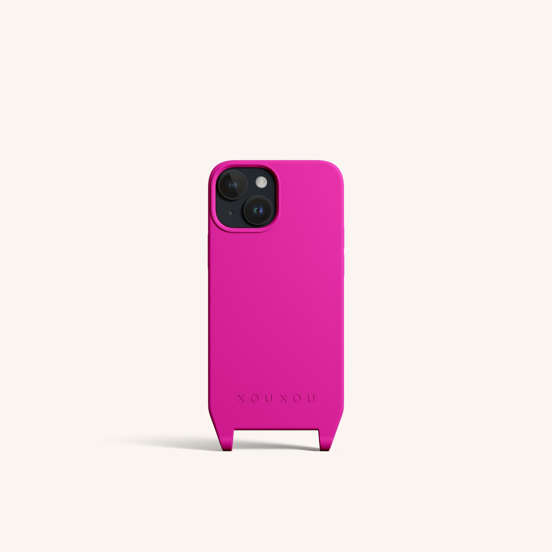 Handyhülle mit Ösen in Power Pink