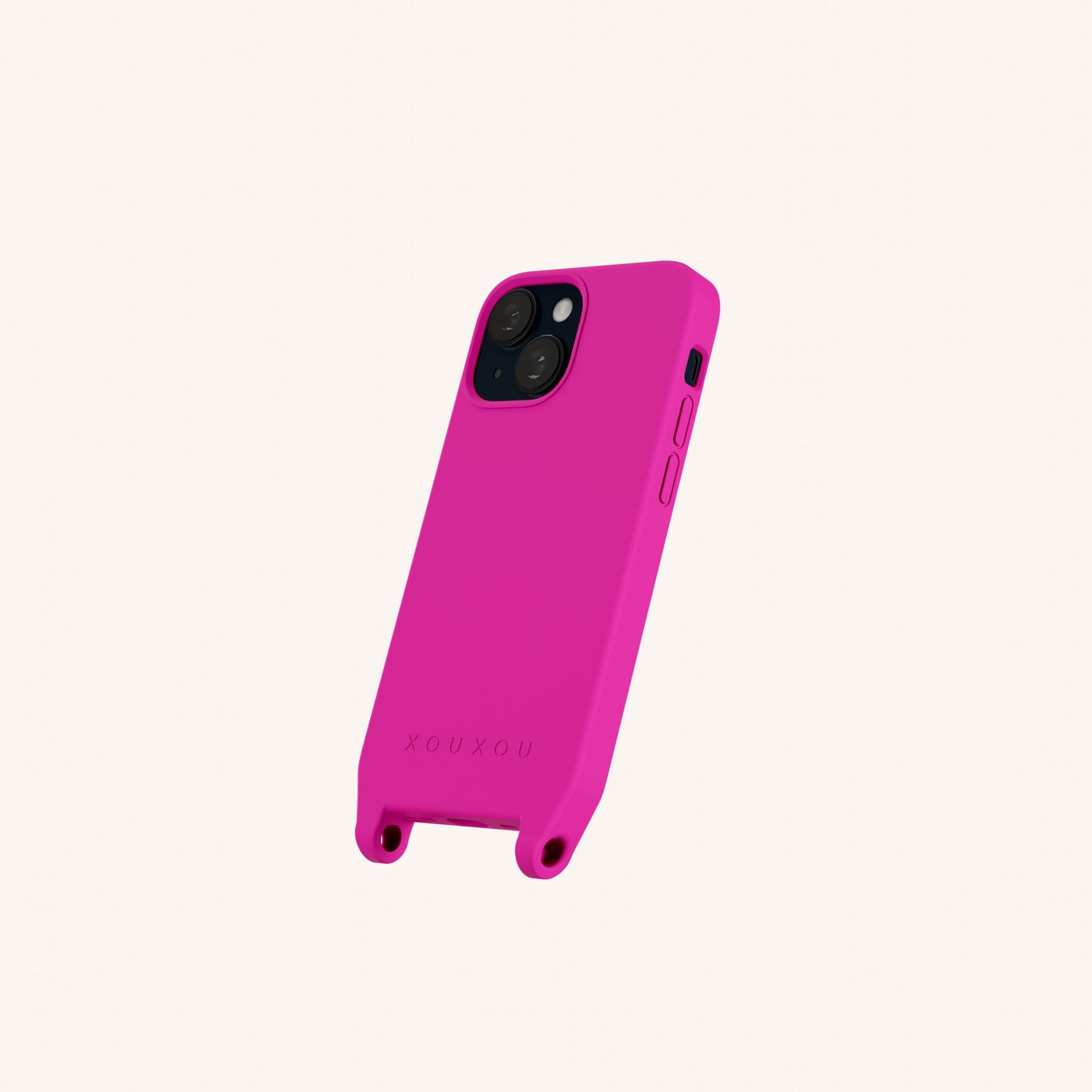 Handyhülle mit Ösen in Power Pink