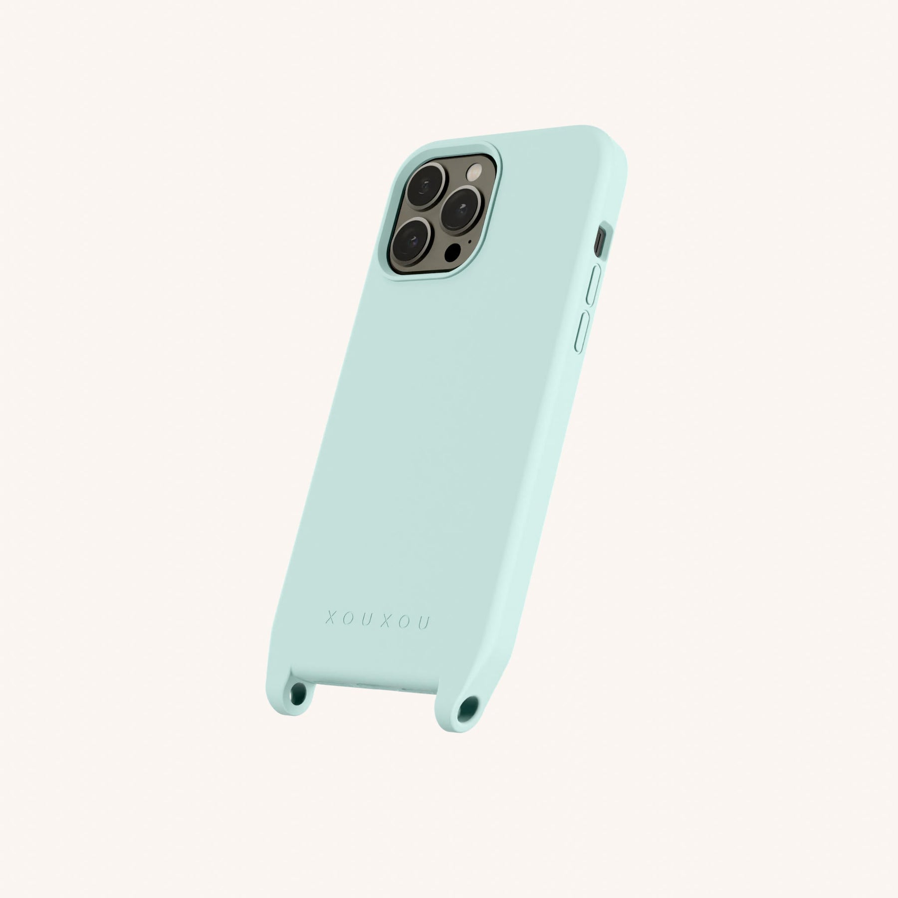 Phone Case with Eyelets in Azzurro