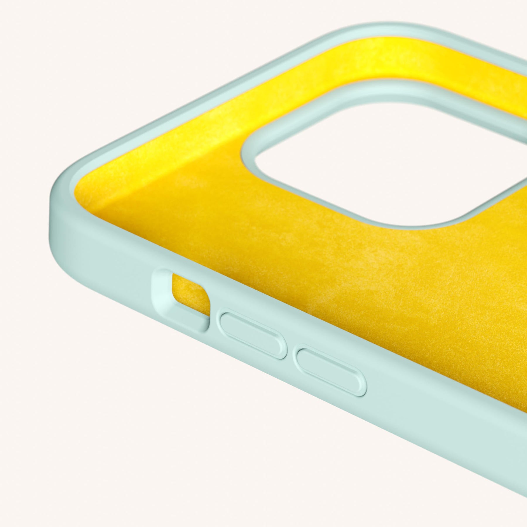 Phone Case with Eyelets in Azzurro
