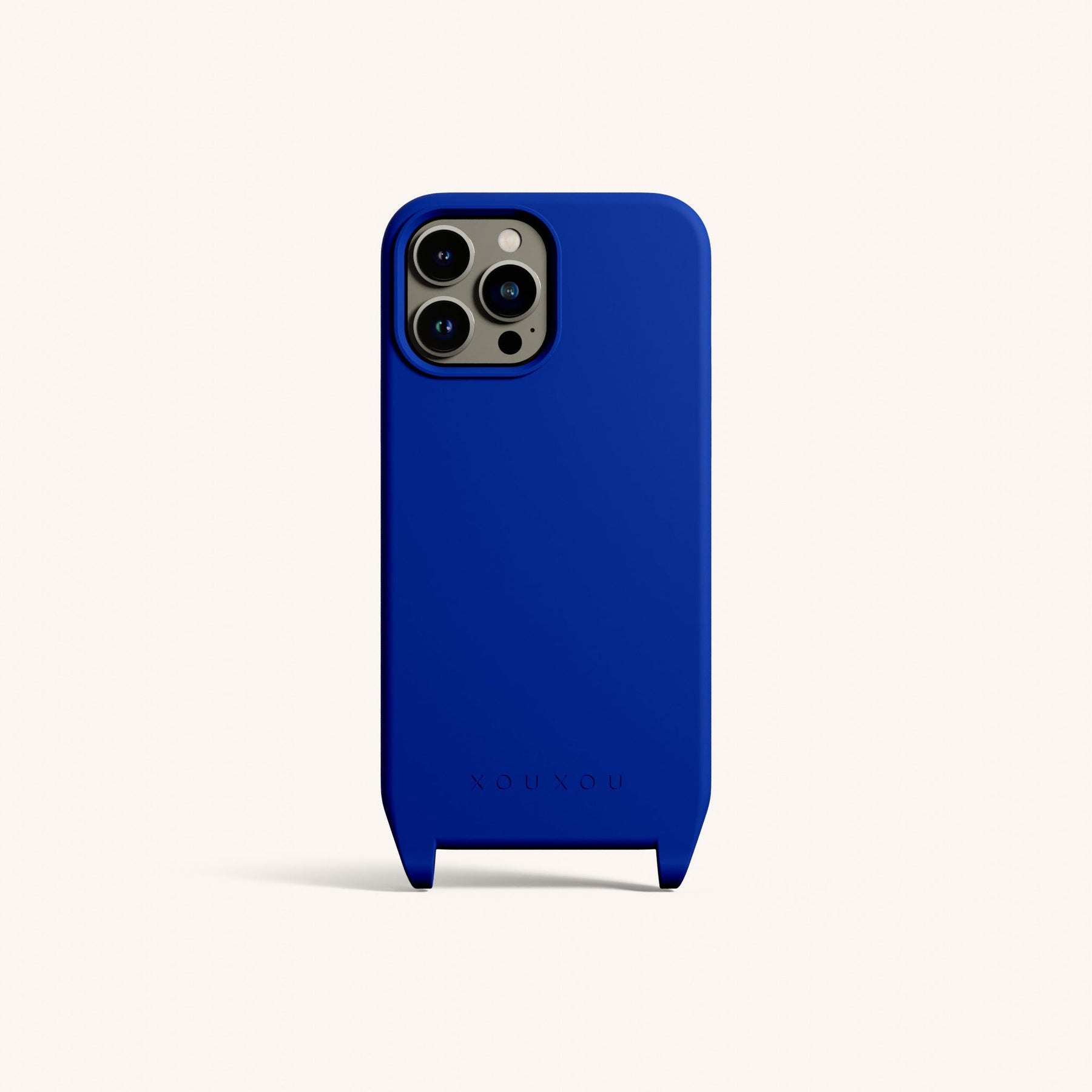Handyhülle mit Ösen in Blau