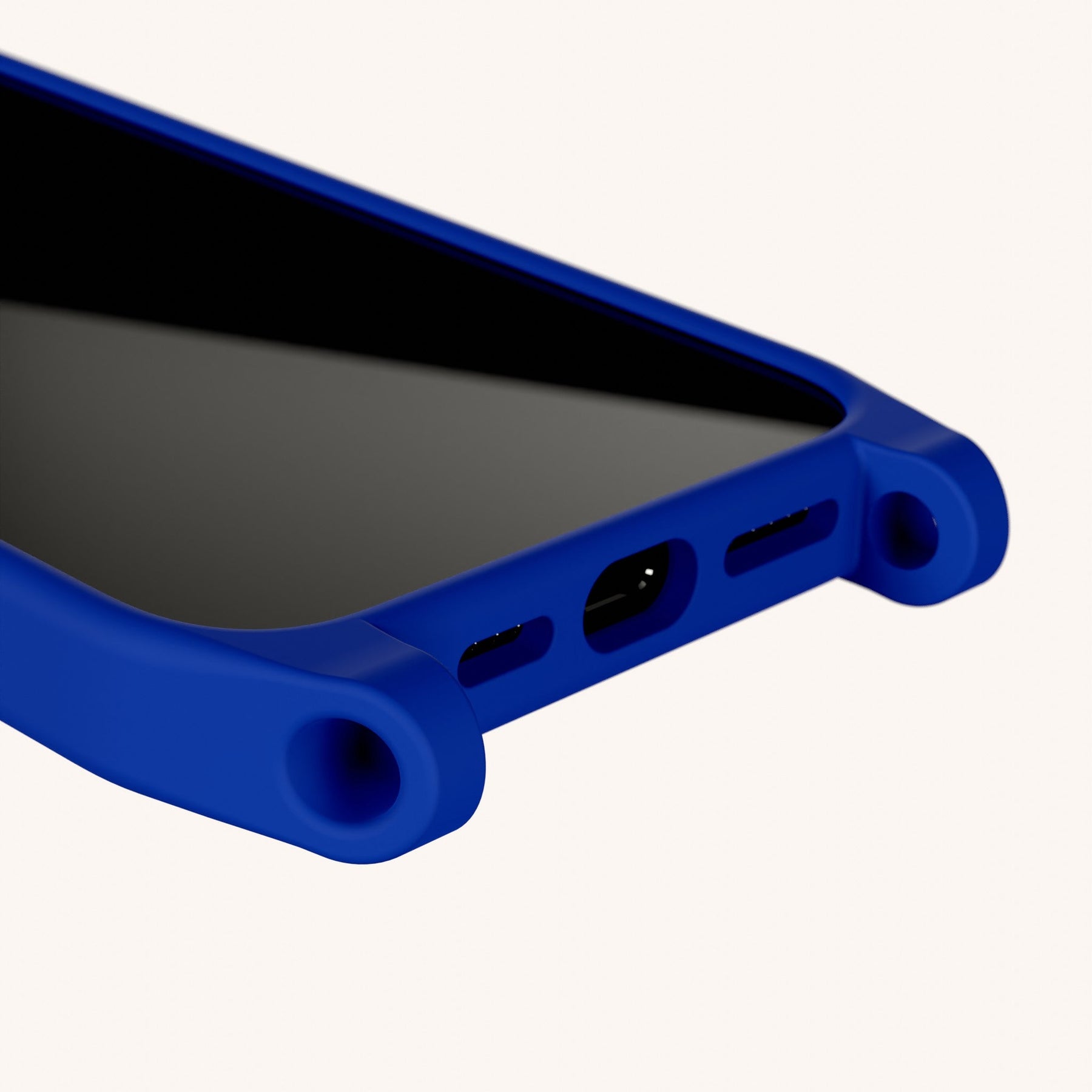 Handyhülle mit Ösen in Blau