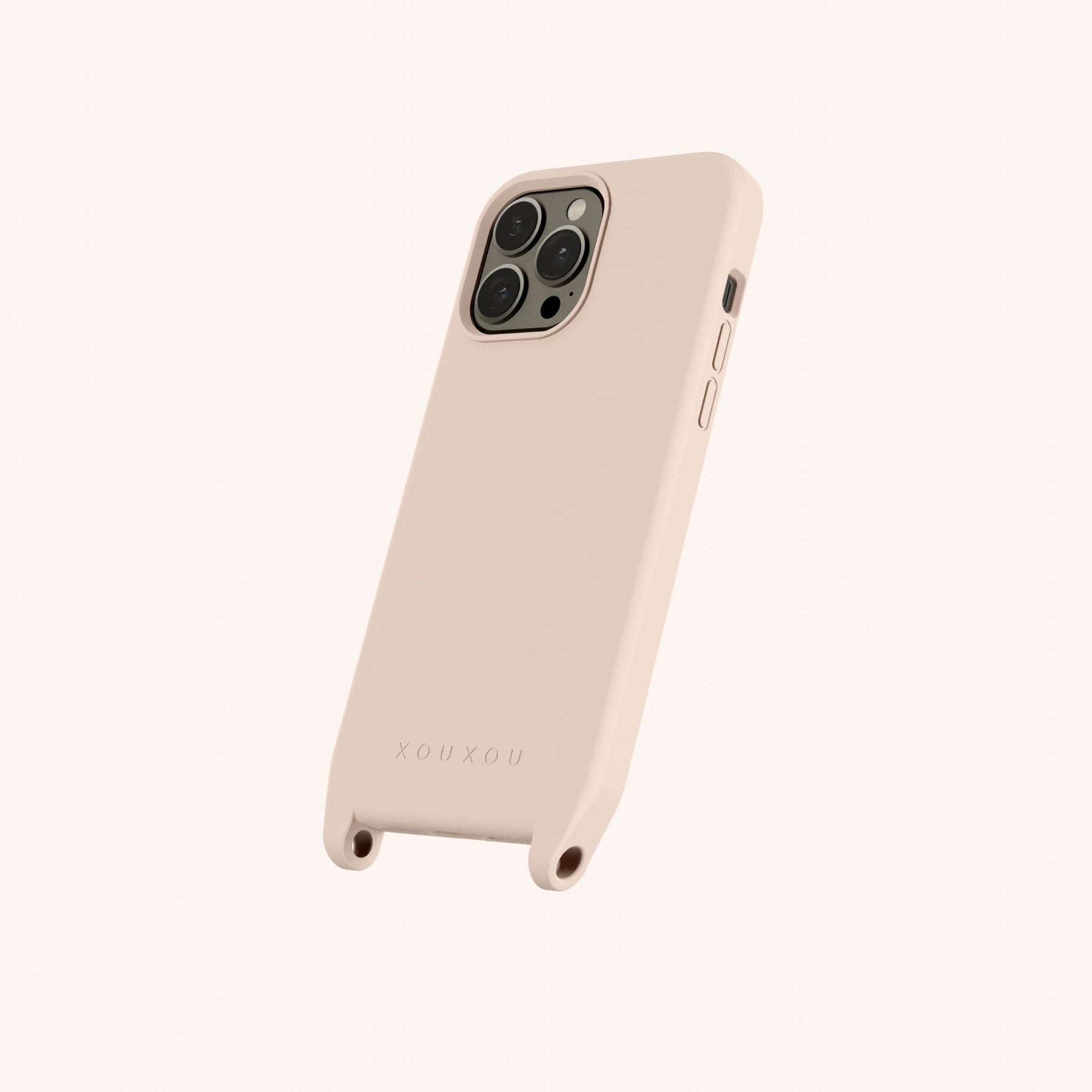 Phone Case with Eyelets in Powder Pink