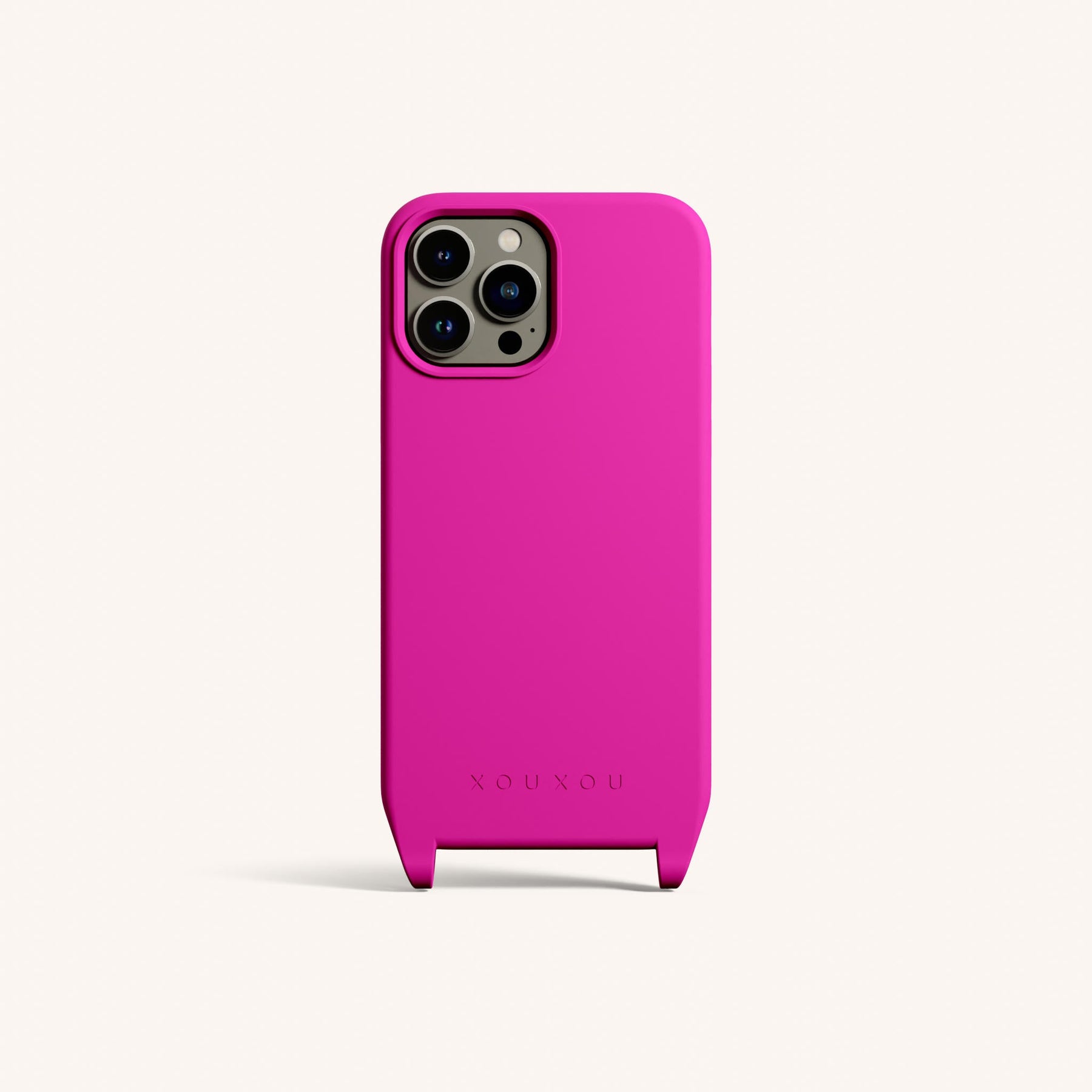 Handyhülle mit Ösen in Power Pink
