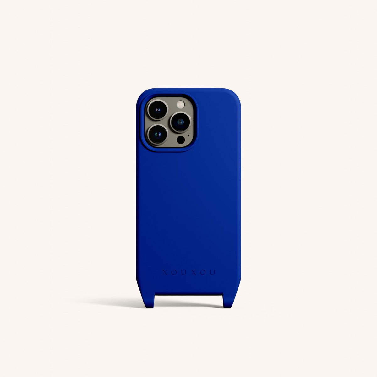 Phone Case with Eyelets for iPhone 13 Pro with MagSafe in Blue Total View | XOUXOU #phone model_iphone 13 pro