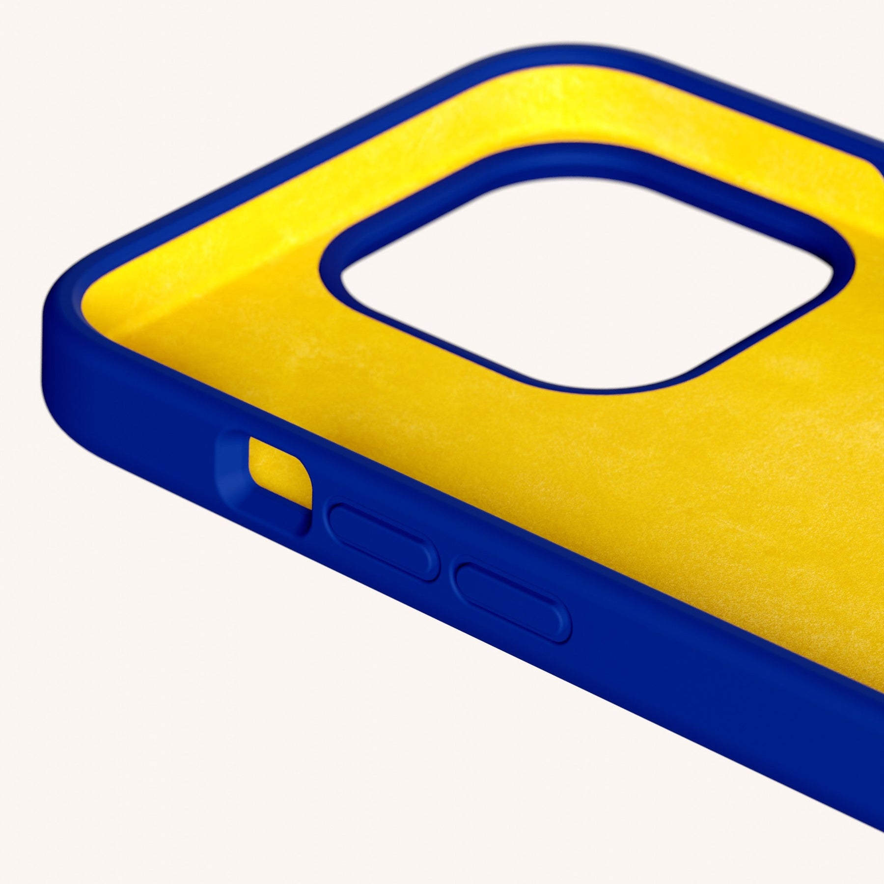 Handyhülle mit Ösen in Blau