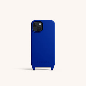 Phone Case with Eyelets in Blue