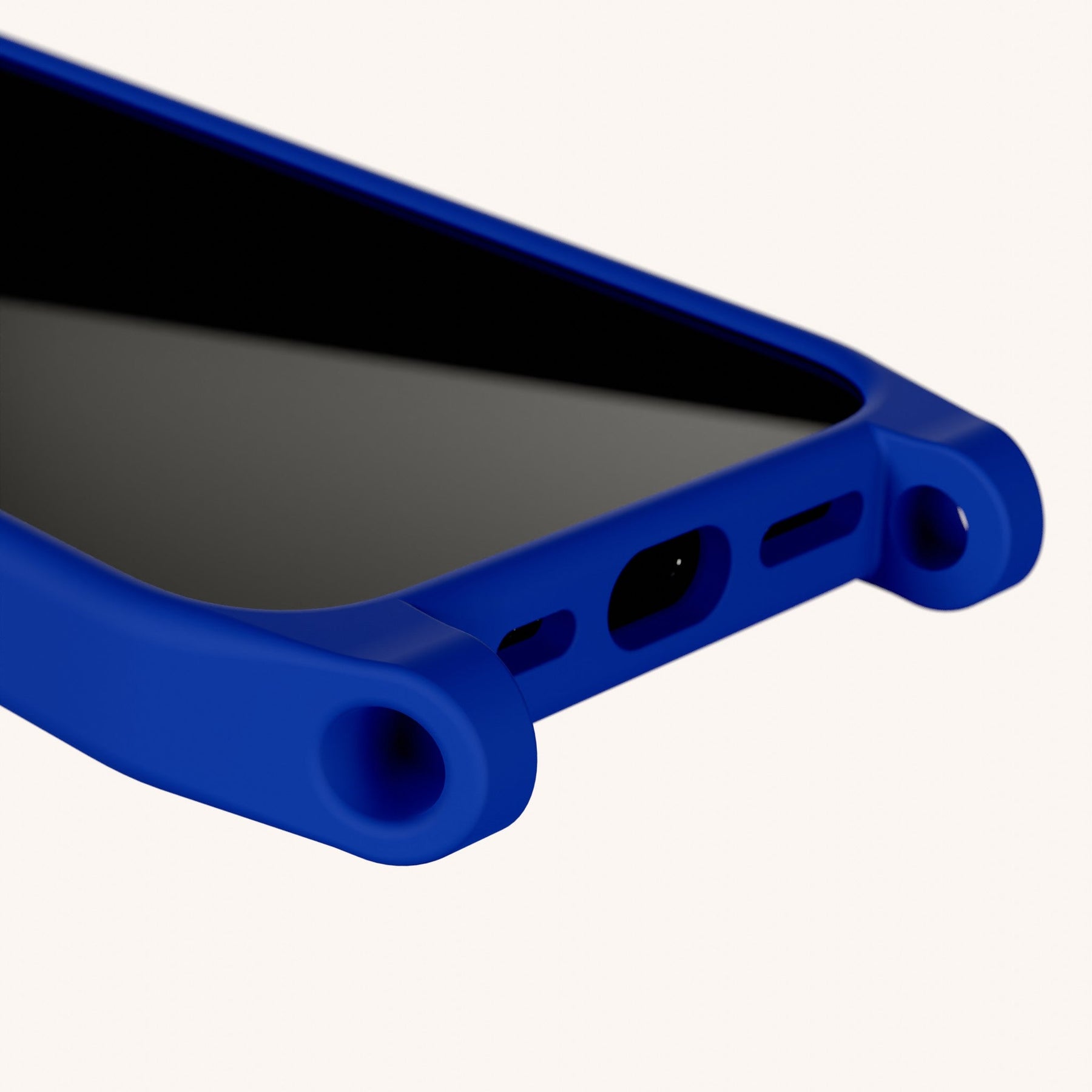 Handyhülle mit Ösen in Blau
