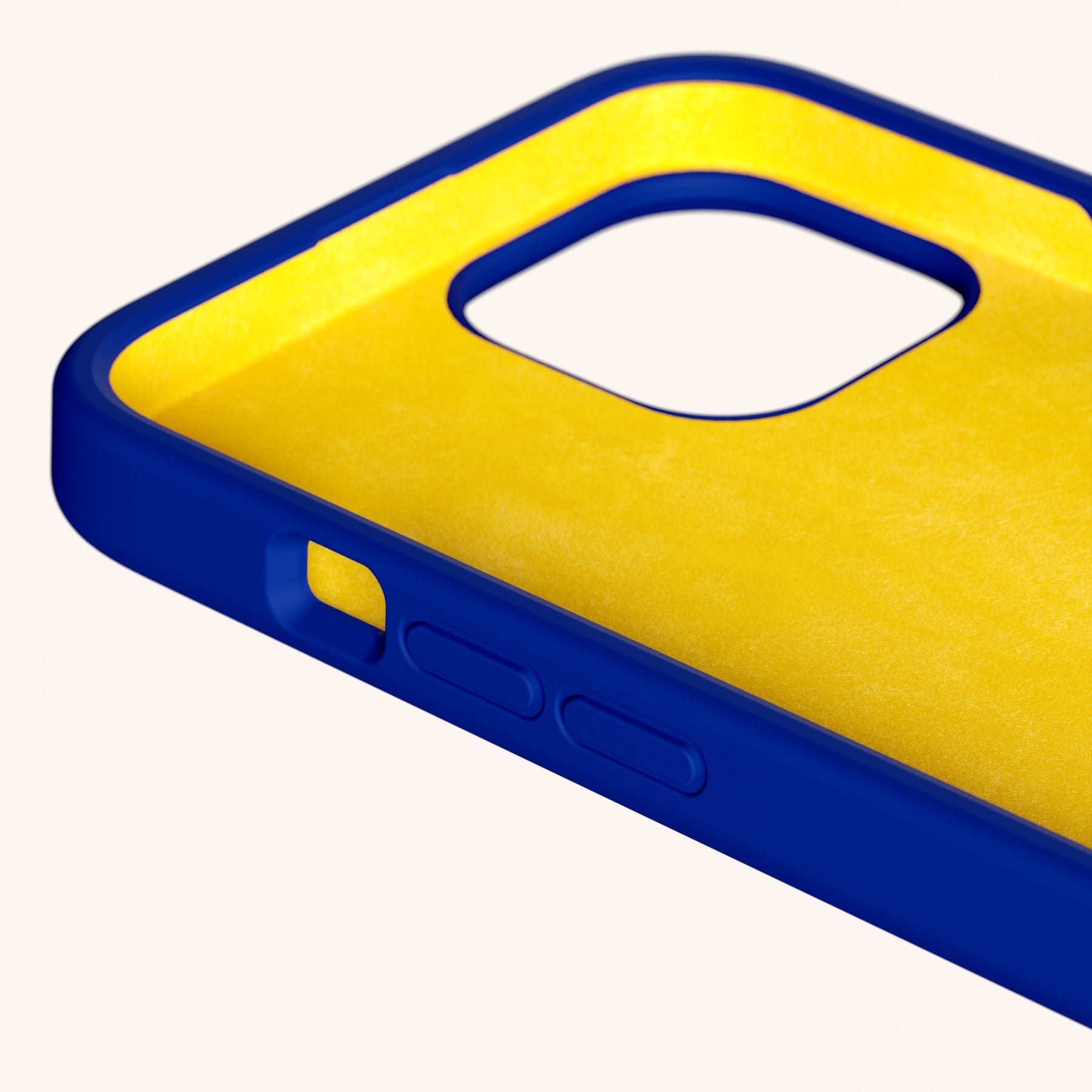 Handyhülle mit Ösen in Blau