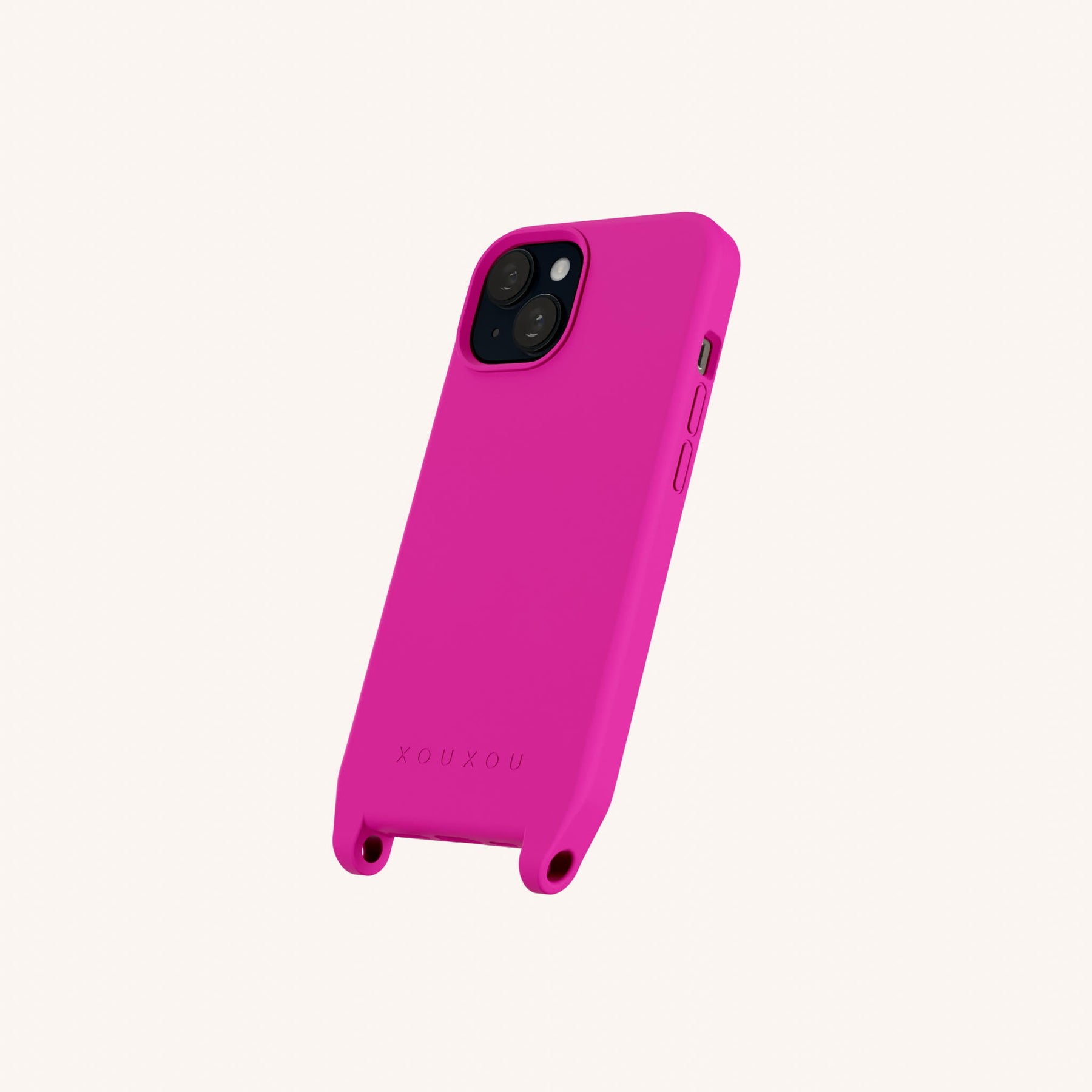 Handyhülle mit Ösen in Power Pink