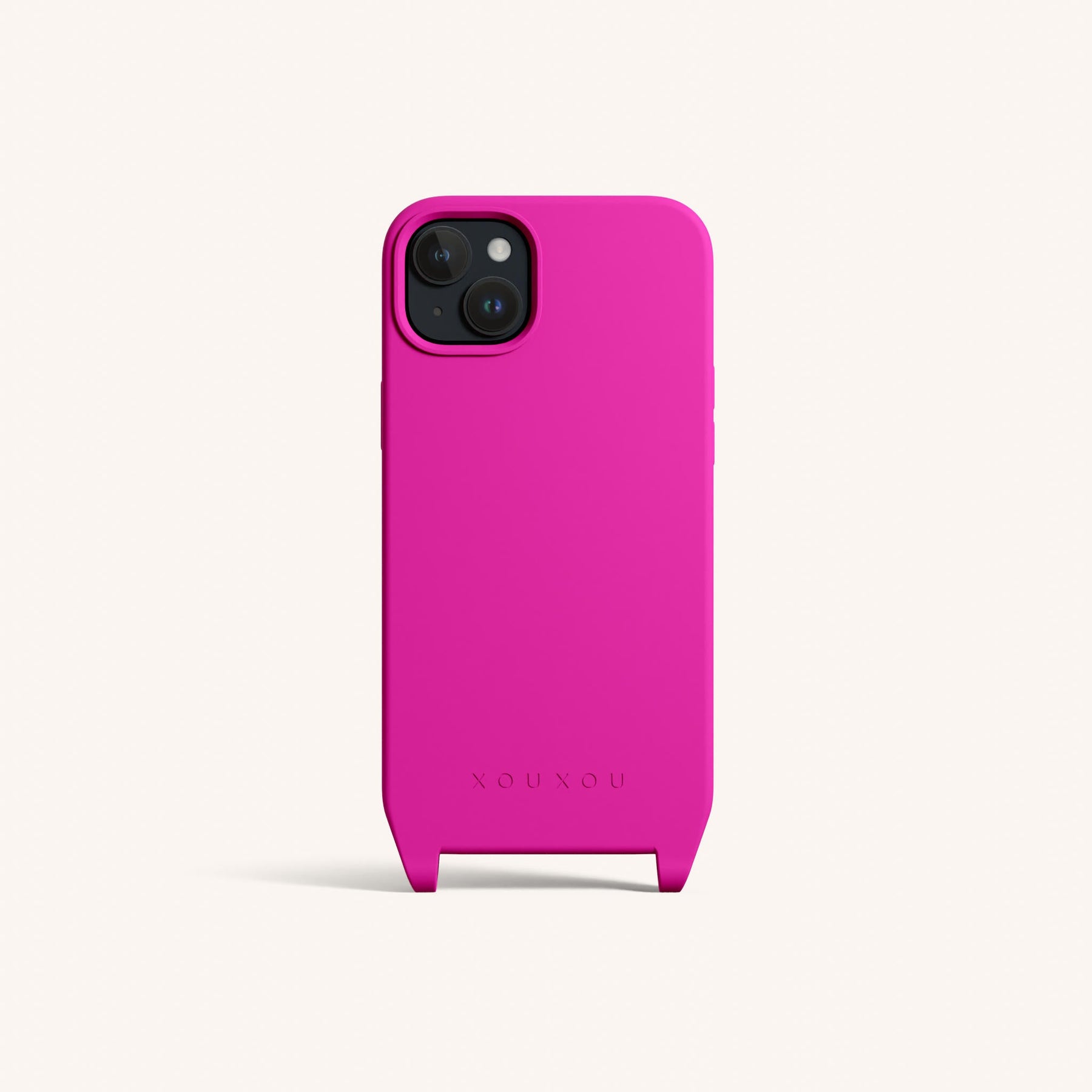 Handyhülle mit Ösen in Power Pink