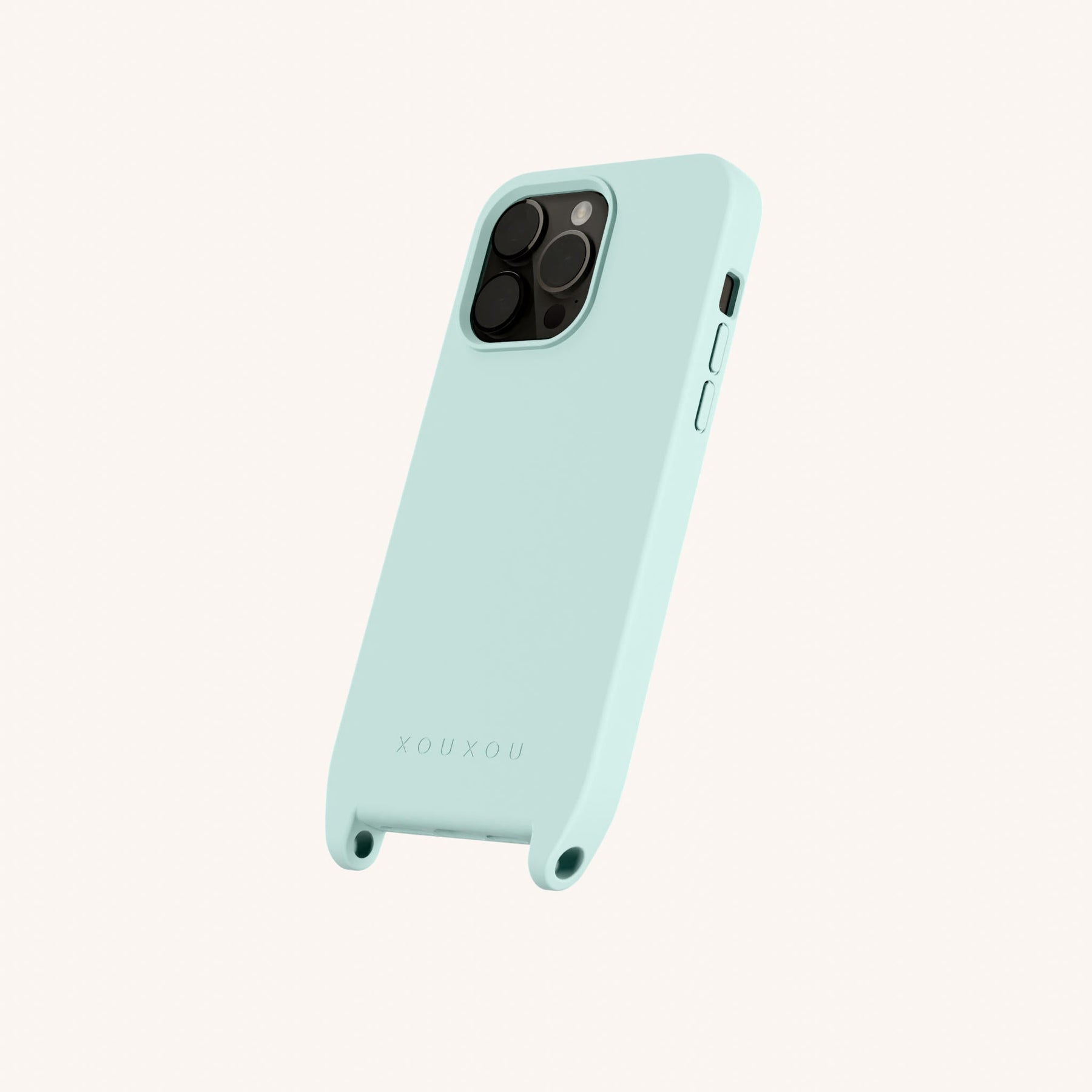 Phone Case with Eyelets in Azzurro