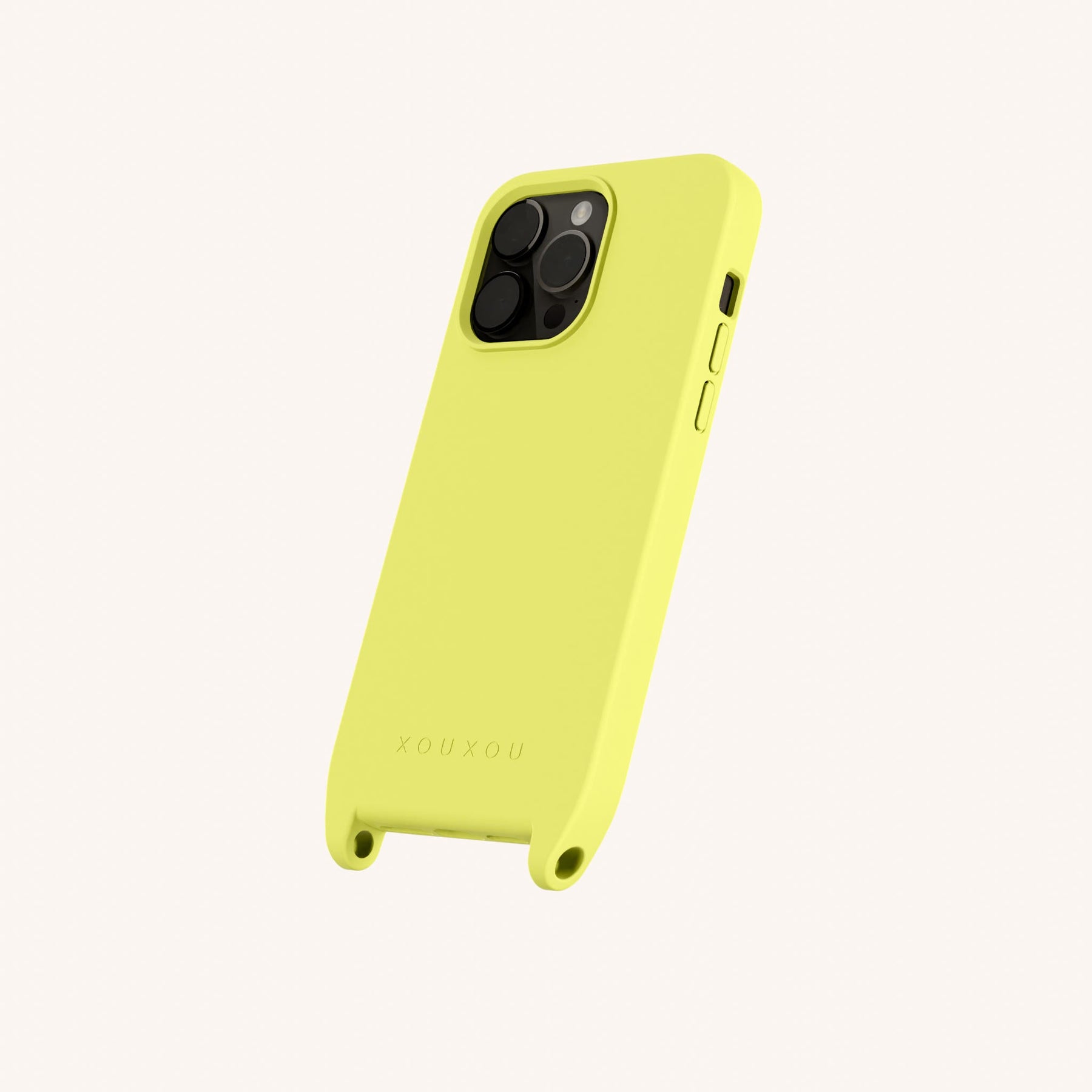Phone Case with Eyelets in Limoncello