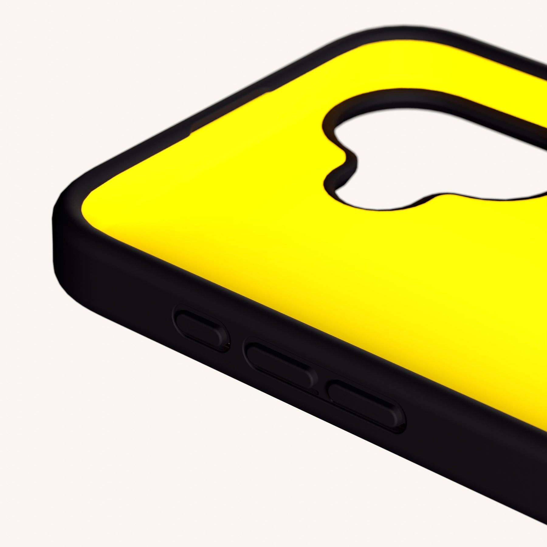 Phone Case with Eyelets in Black
