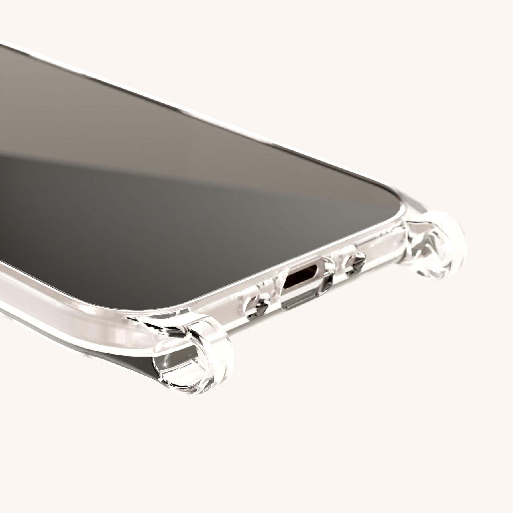 Phone Case with Eyelets in Clear