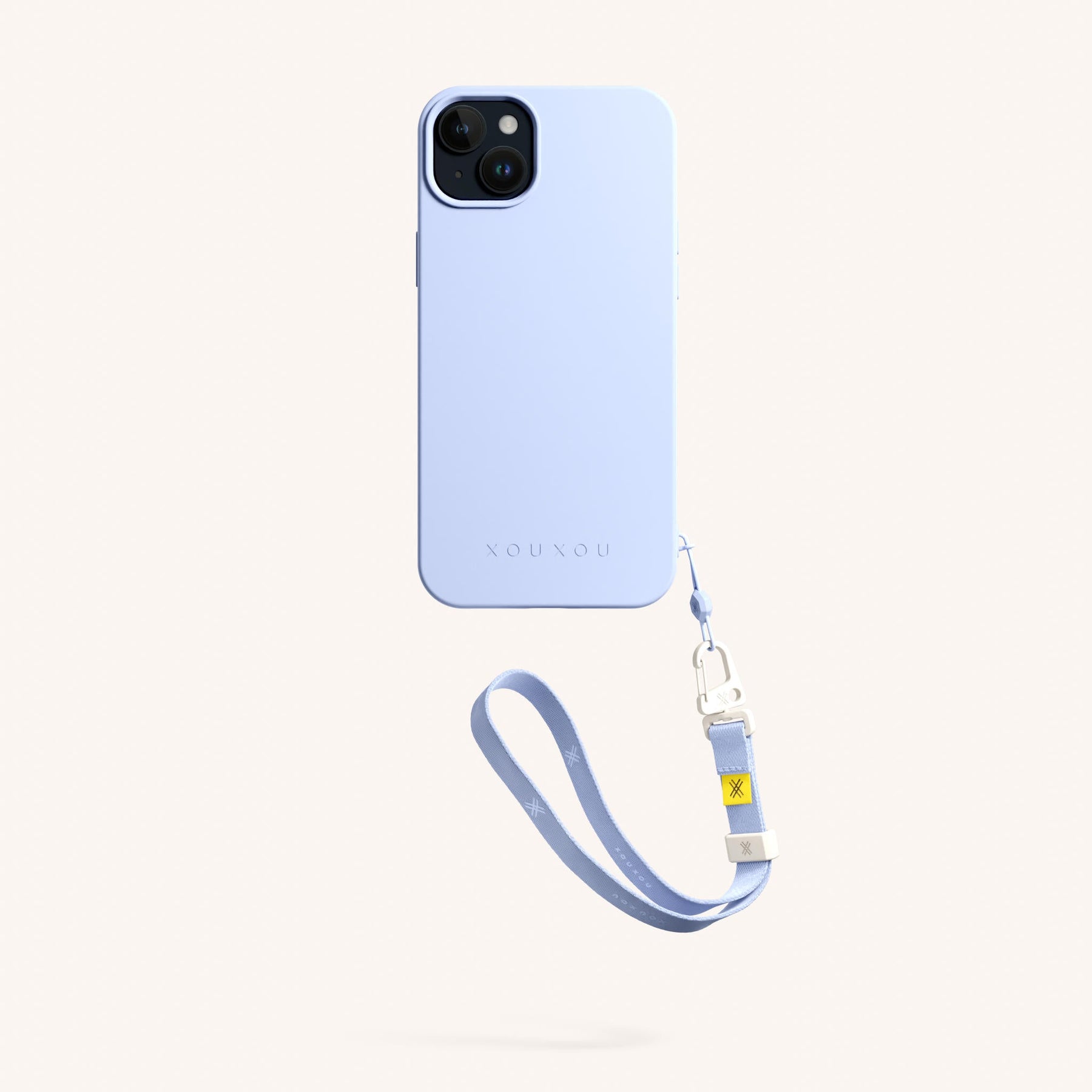 Handyhülle mit Handschlaufe in Baby Blau