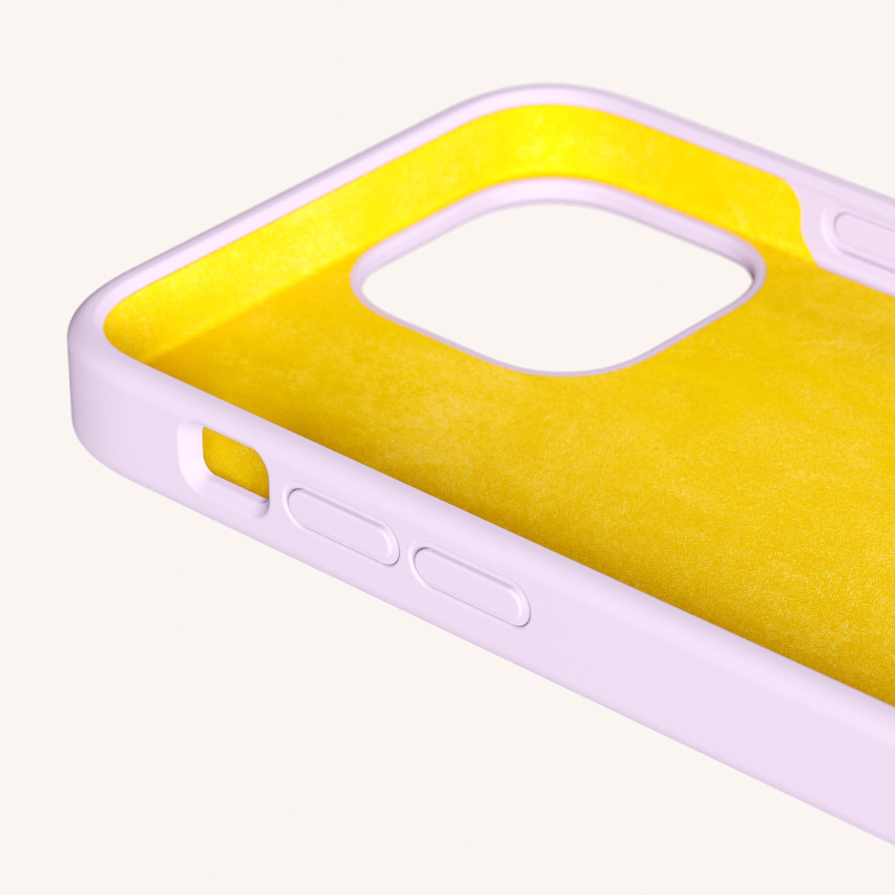 Phone Necklace with Carabiner Rope in Lilac + Vibrant Pastel