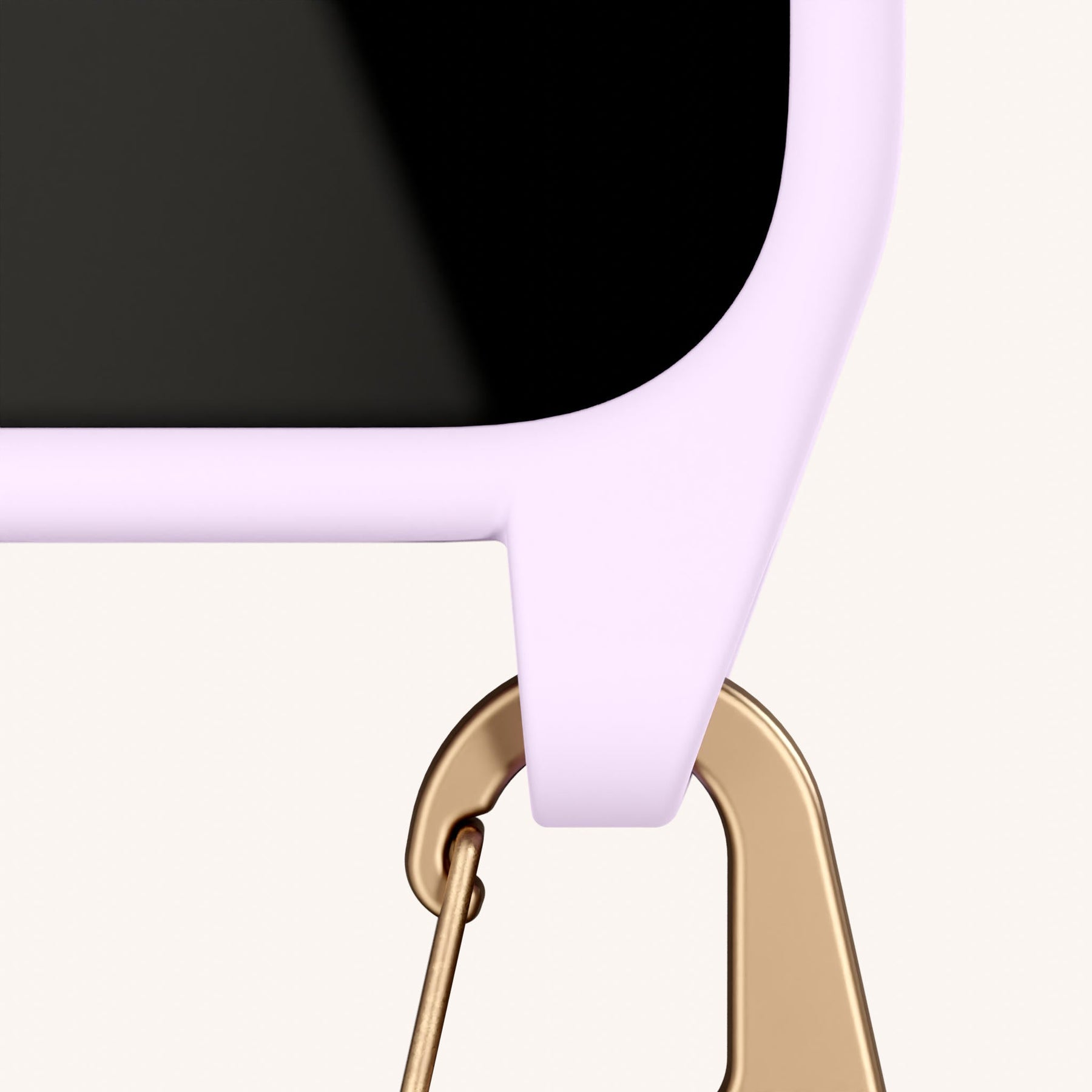 Phone Necklace with Carabiner Rope in Lilac + Vibrant Pastel