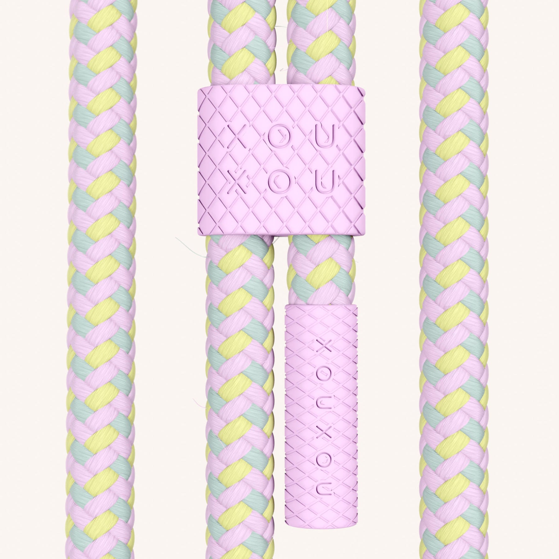 Phone Necklace with Carabiner Rope in Azzurro + Dolce