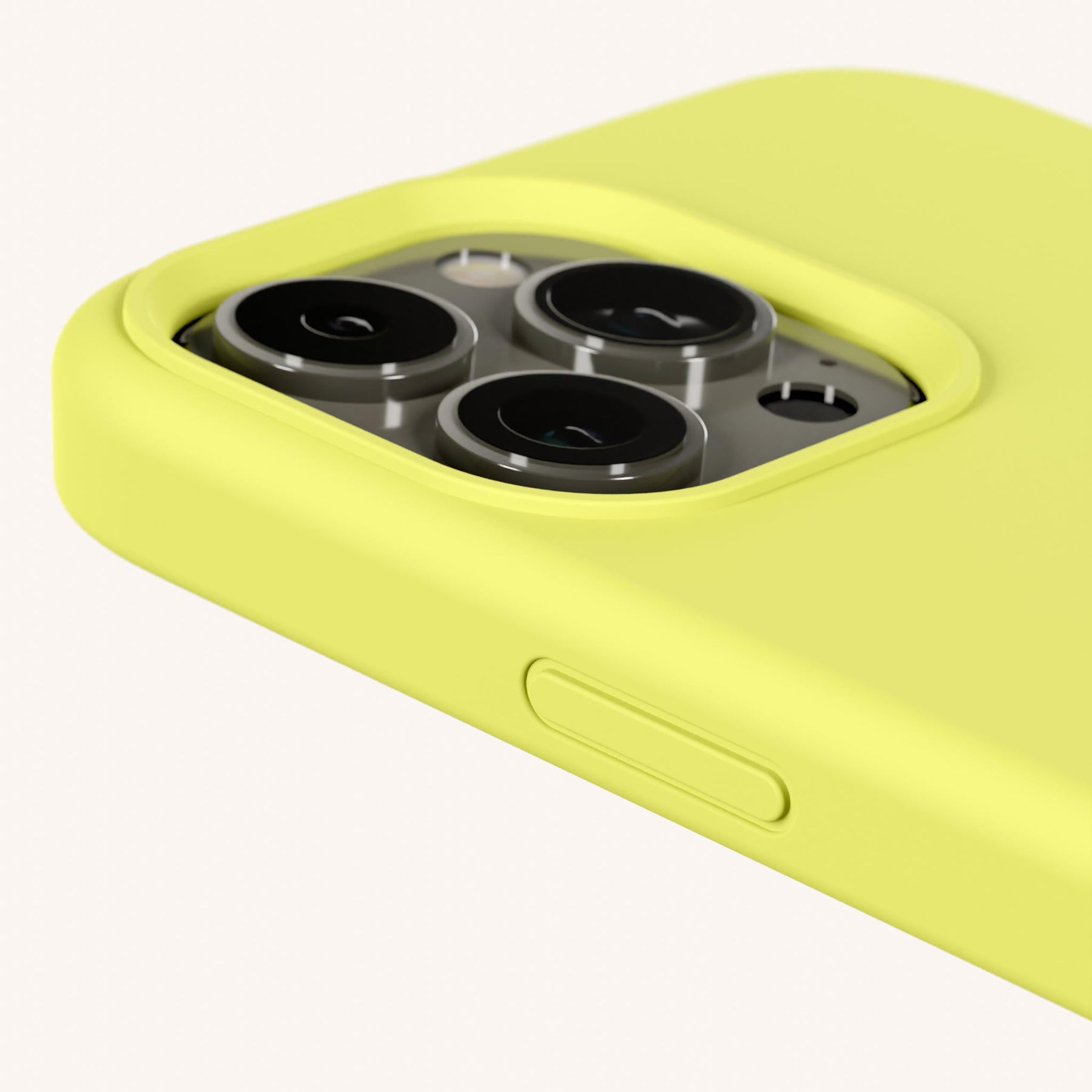 Phone Necklace with Carabiner Rope in Limoncello + Dolce