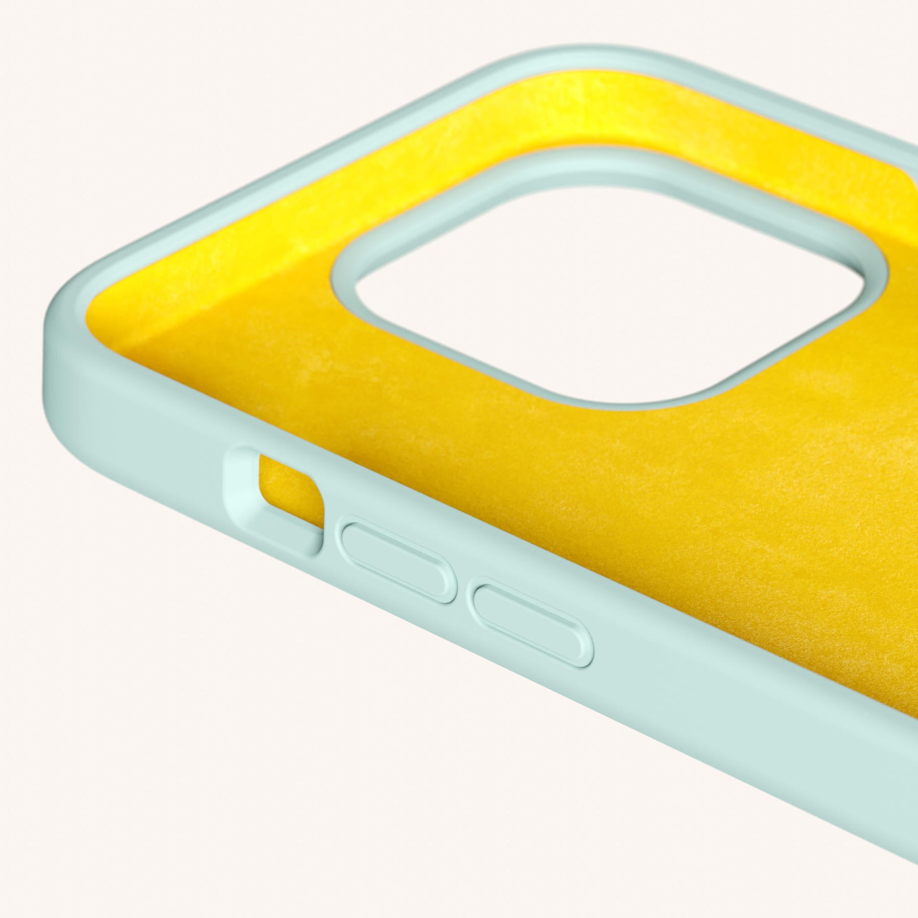 Phone Necklace with Carabiner Rope in Azzurro + Dolce
