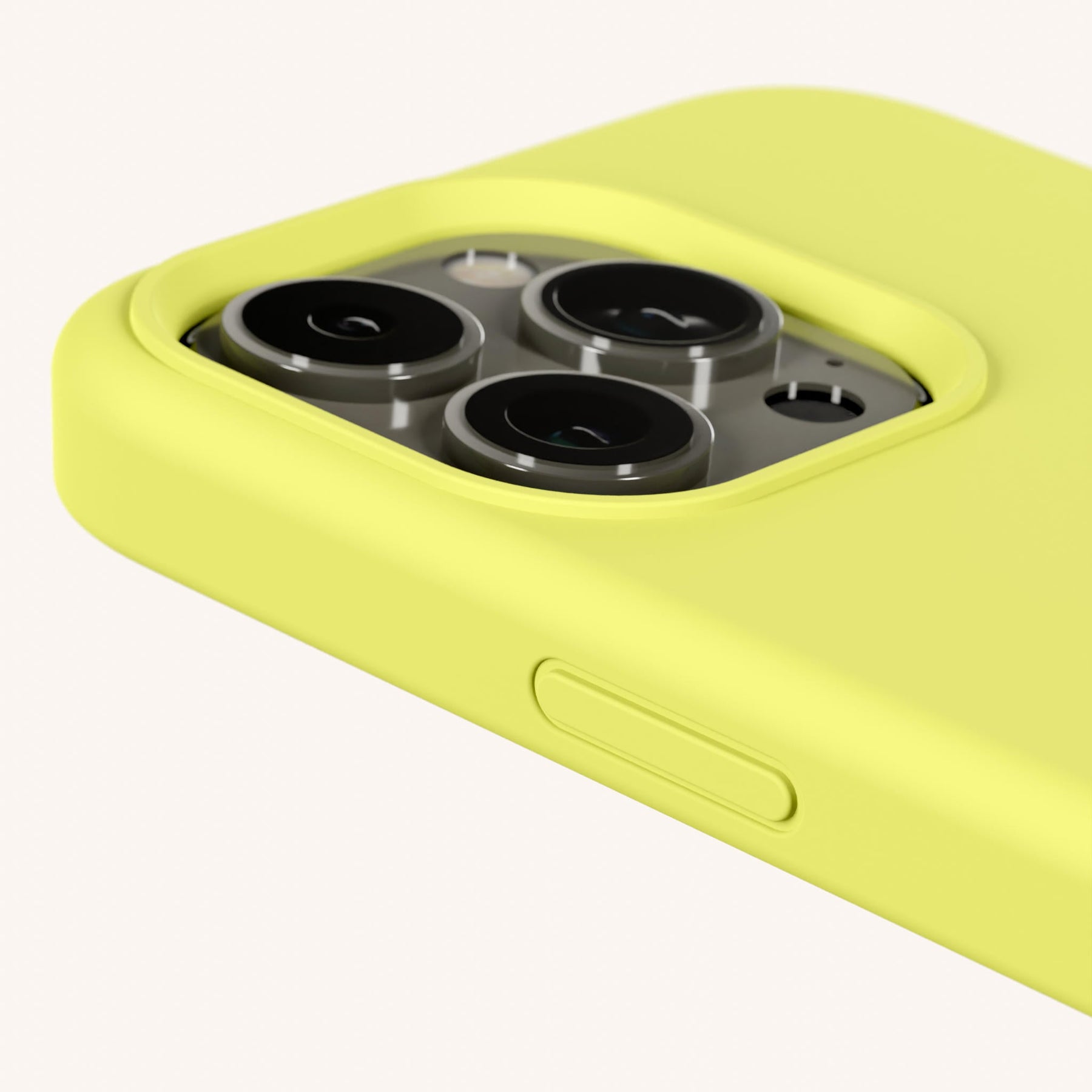 Phone Necklace with Carabiner Rope in Limoncello + Dolce