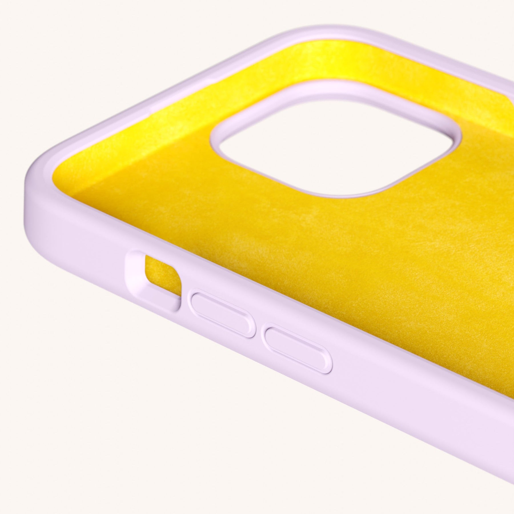 Phone Necklace with Carabiner Rope in Lilac + Vibrant Pastel