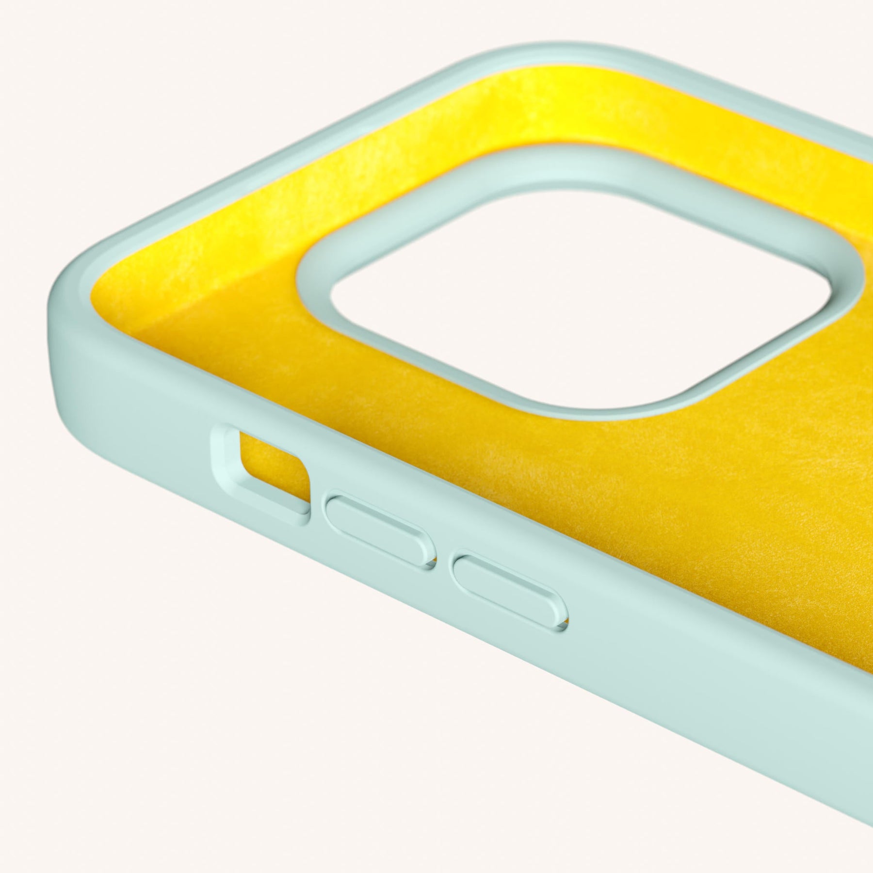 Phone Necklace with Carabiner Rope in Azzurro + Dolce