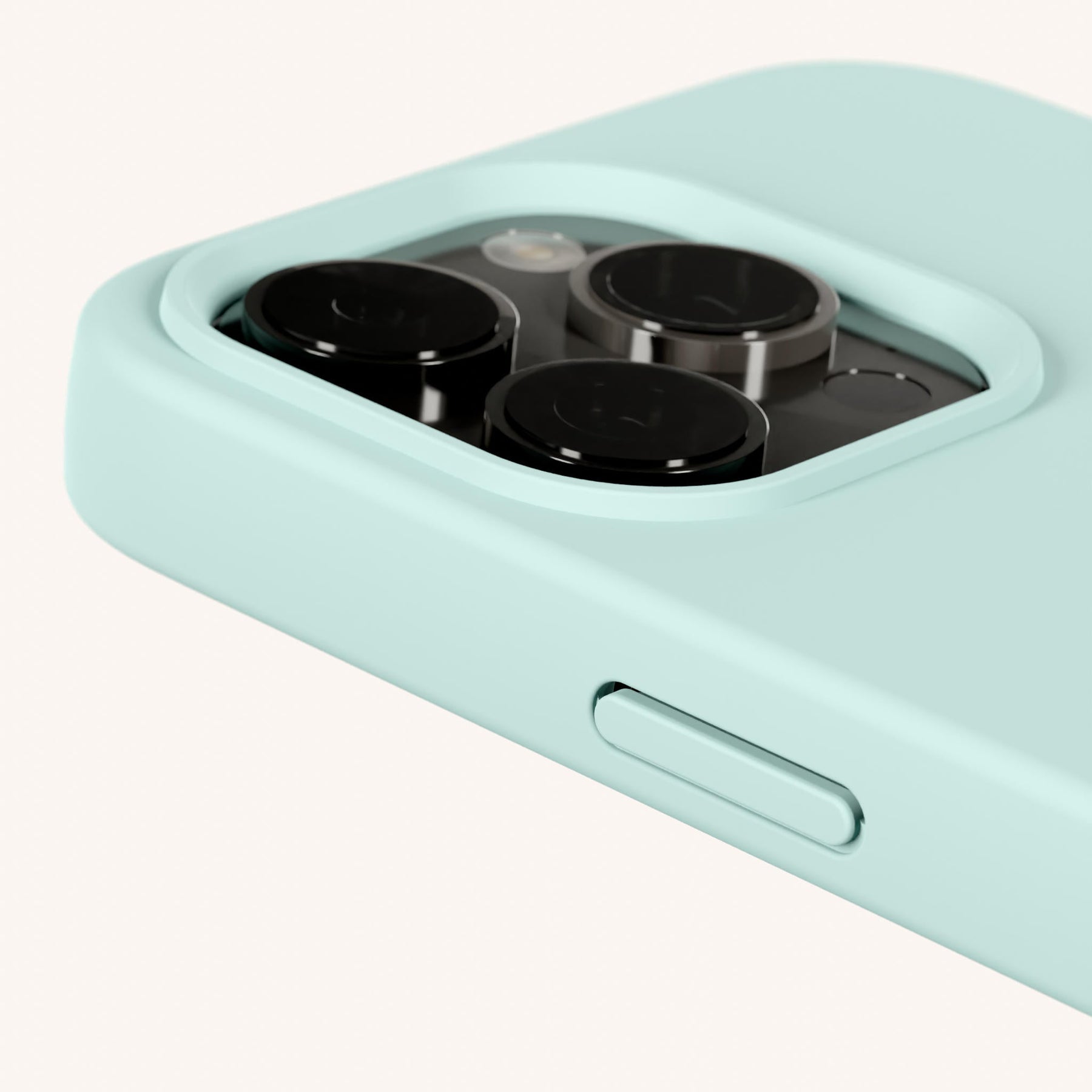 Phone Necklace with Carabiner Rope in Azzurro + Dolce