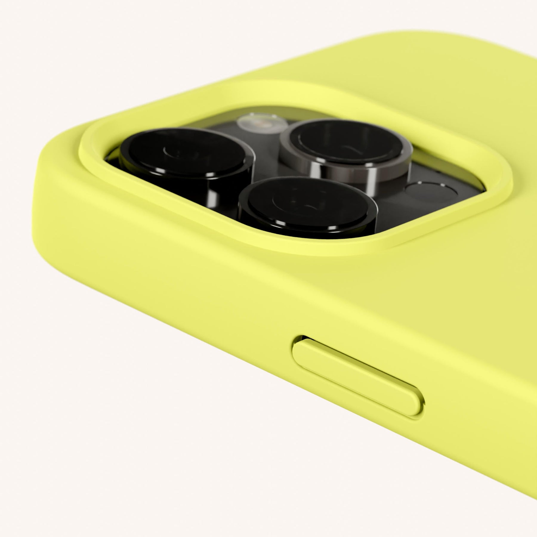 Phone Necklace with Carabiner Rope in Limoncello + Dolce