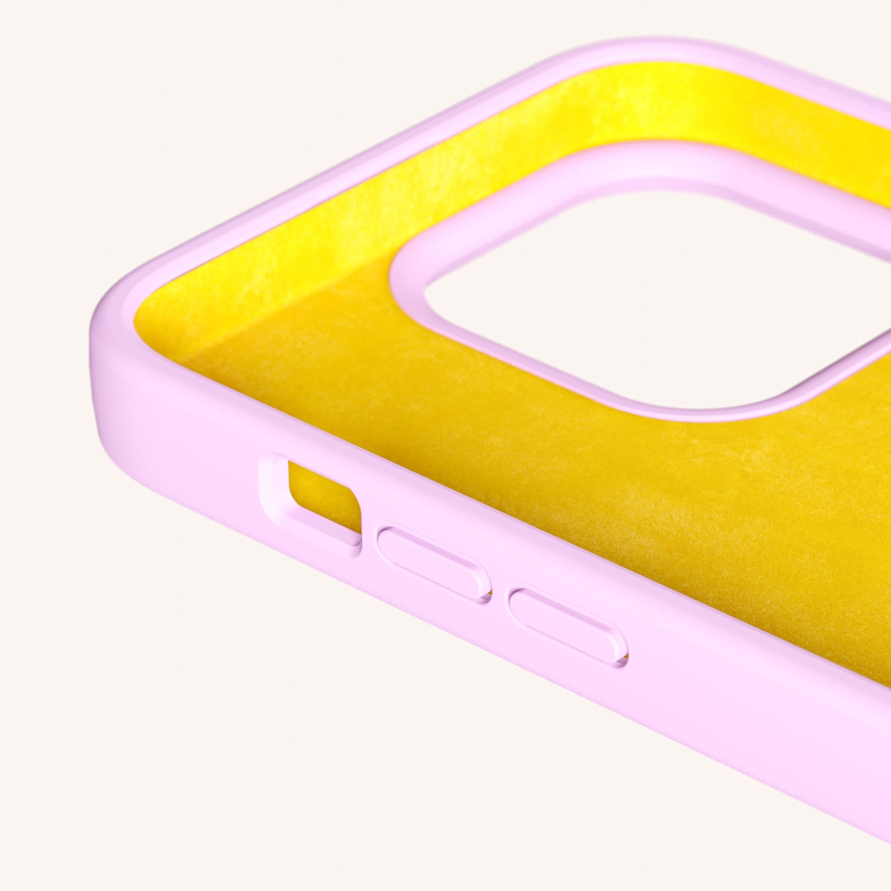 Phone Necklace with Carabiner Rope in Rosato + Dolce