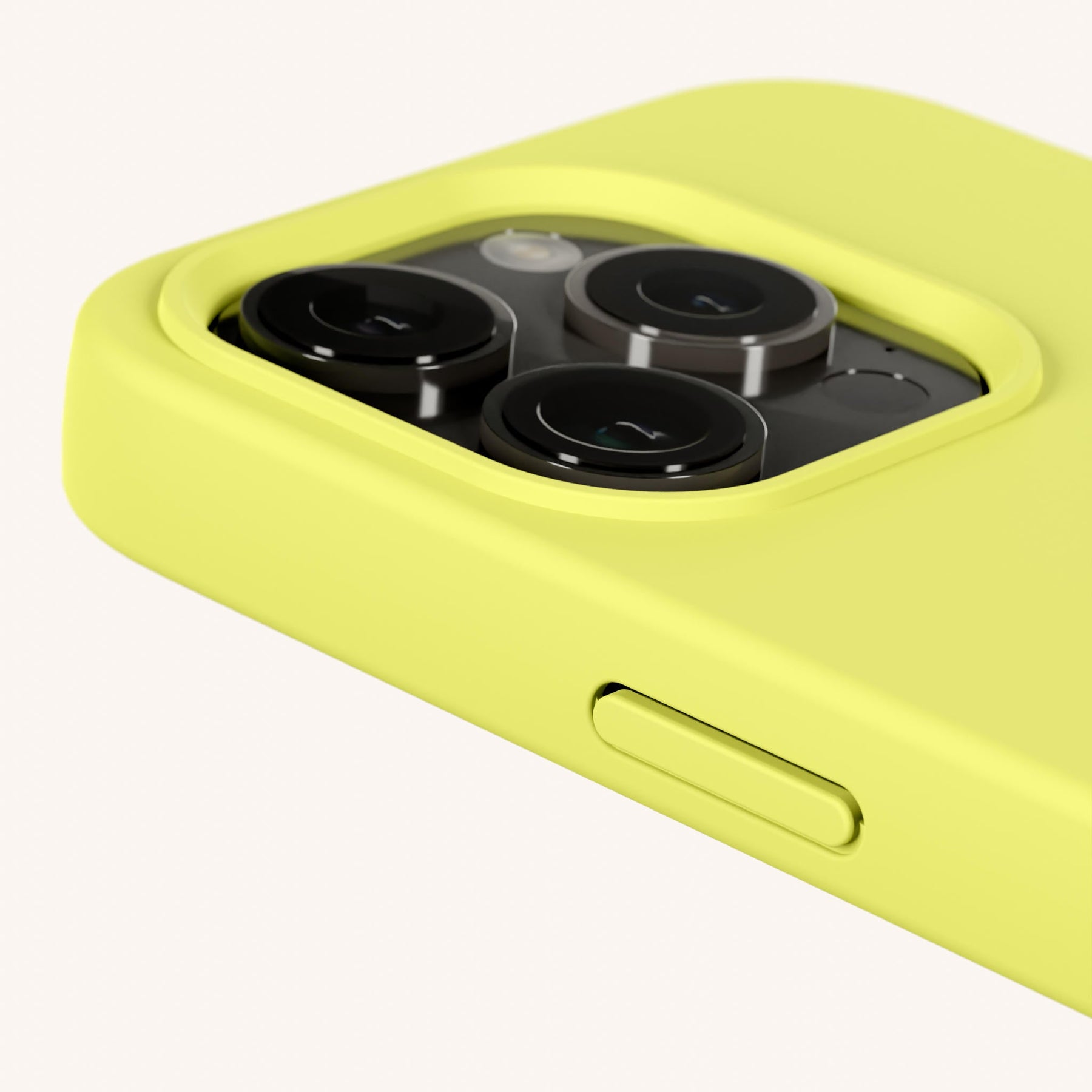 Phone Necklace with Carabiner Rope in Limoncello + Dolce