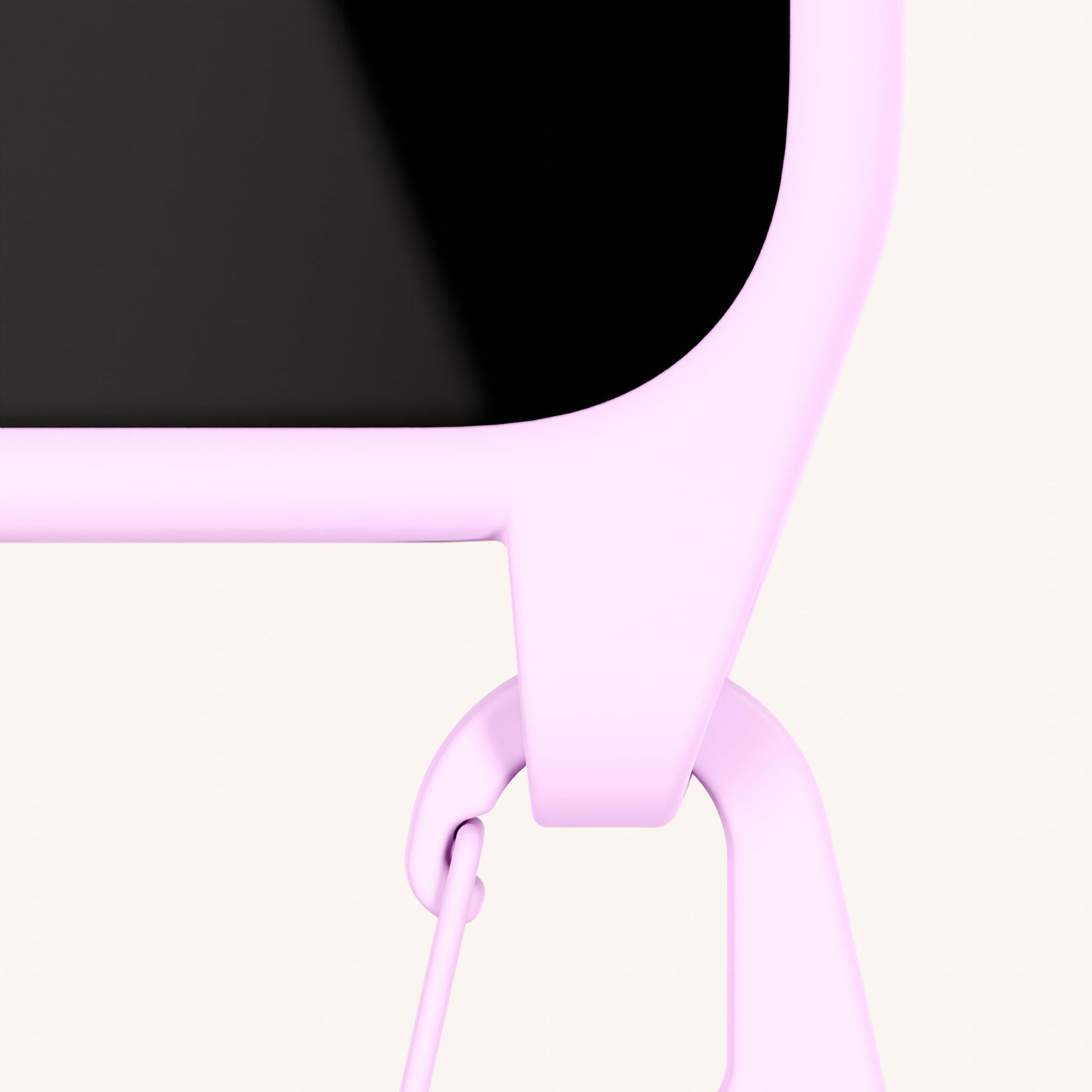 Phone Necklace with Carabiner Rope in Rosato + Dolce