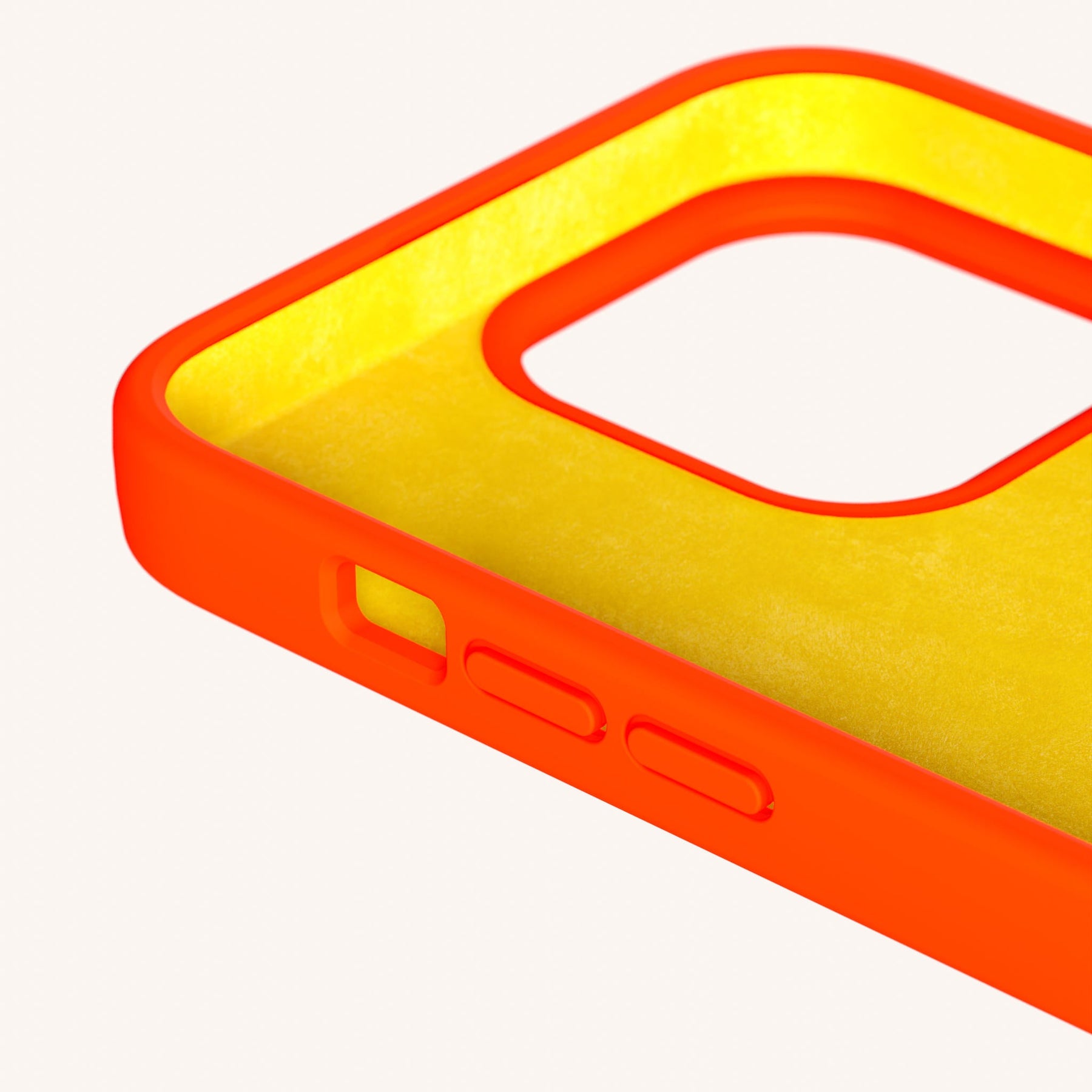 Handykette mit Gurt in Neon Orange