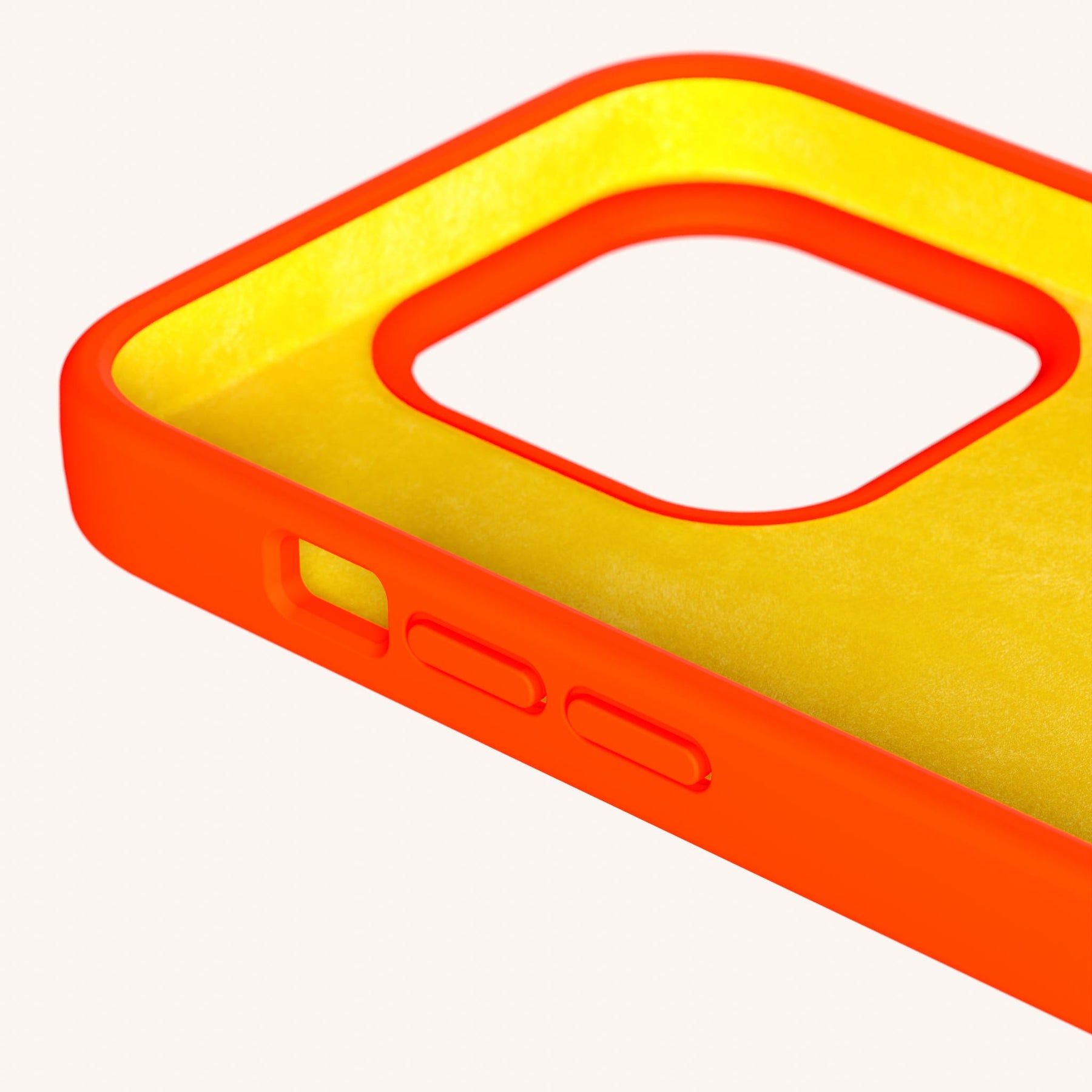 Handykette mit Gurt in Neon Orange