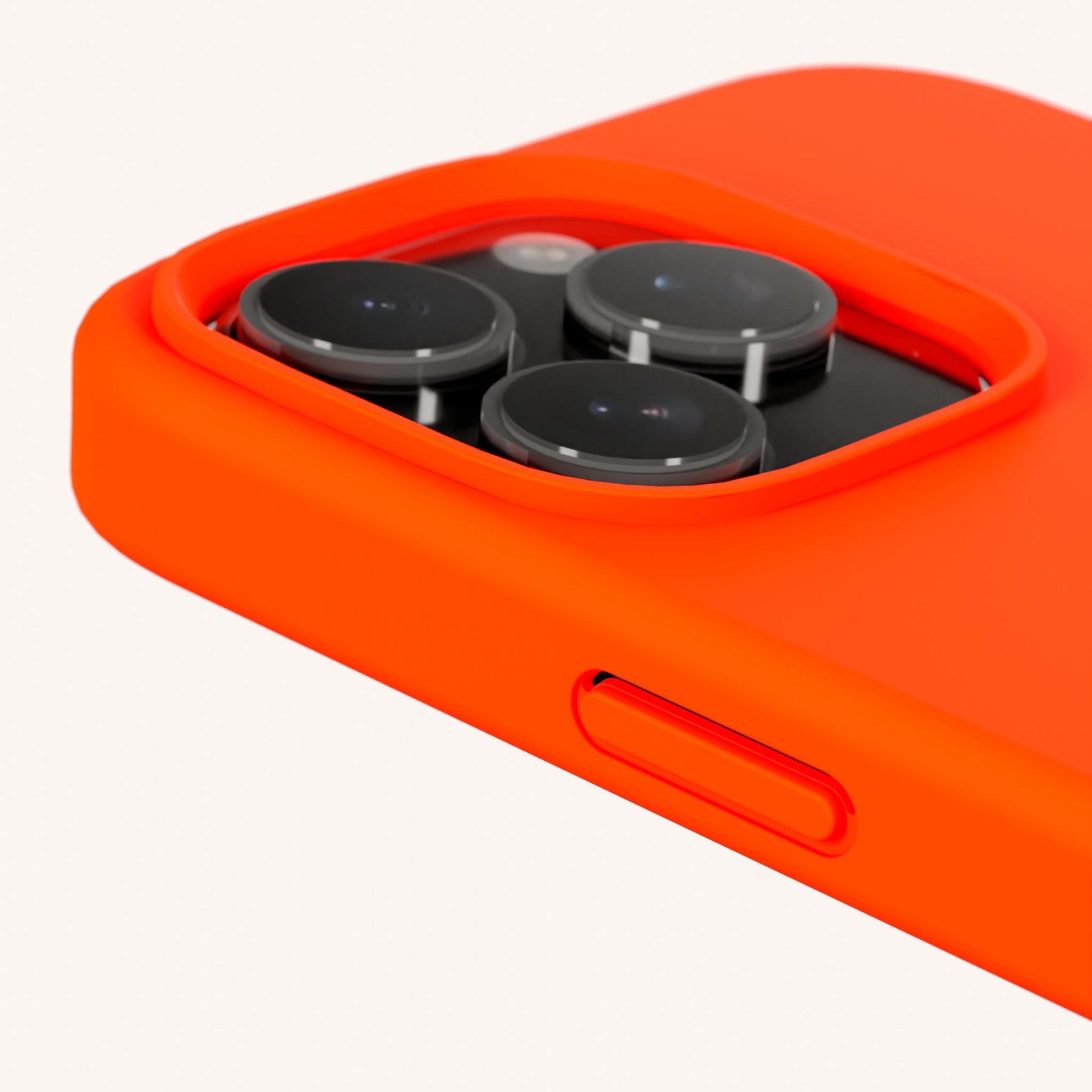 Handykette mit Gurt in Neon Orange