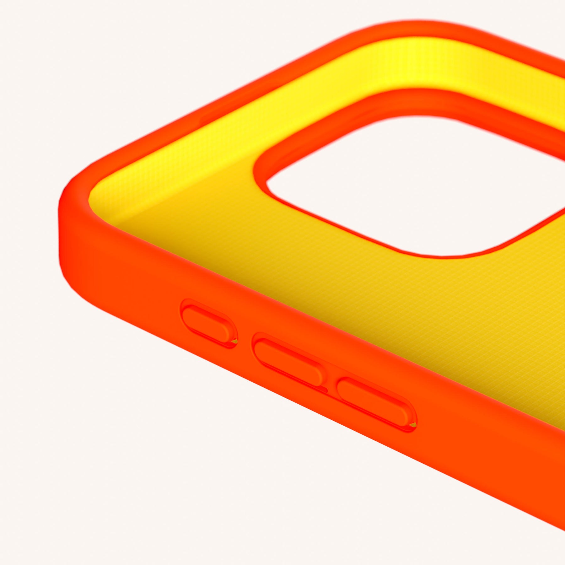 Handykette mit Gurt in Neon Orange