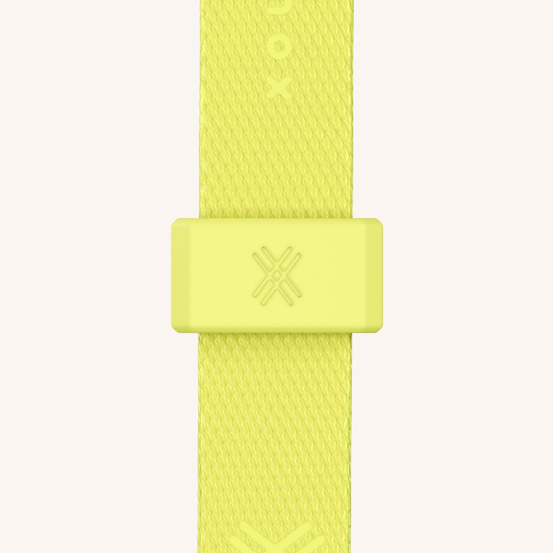 Phone Necklace with Slim Lanyard in Limoncello