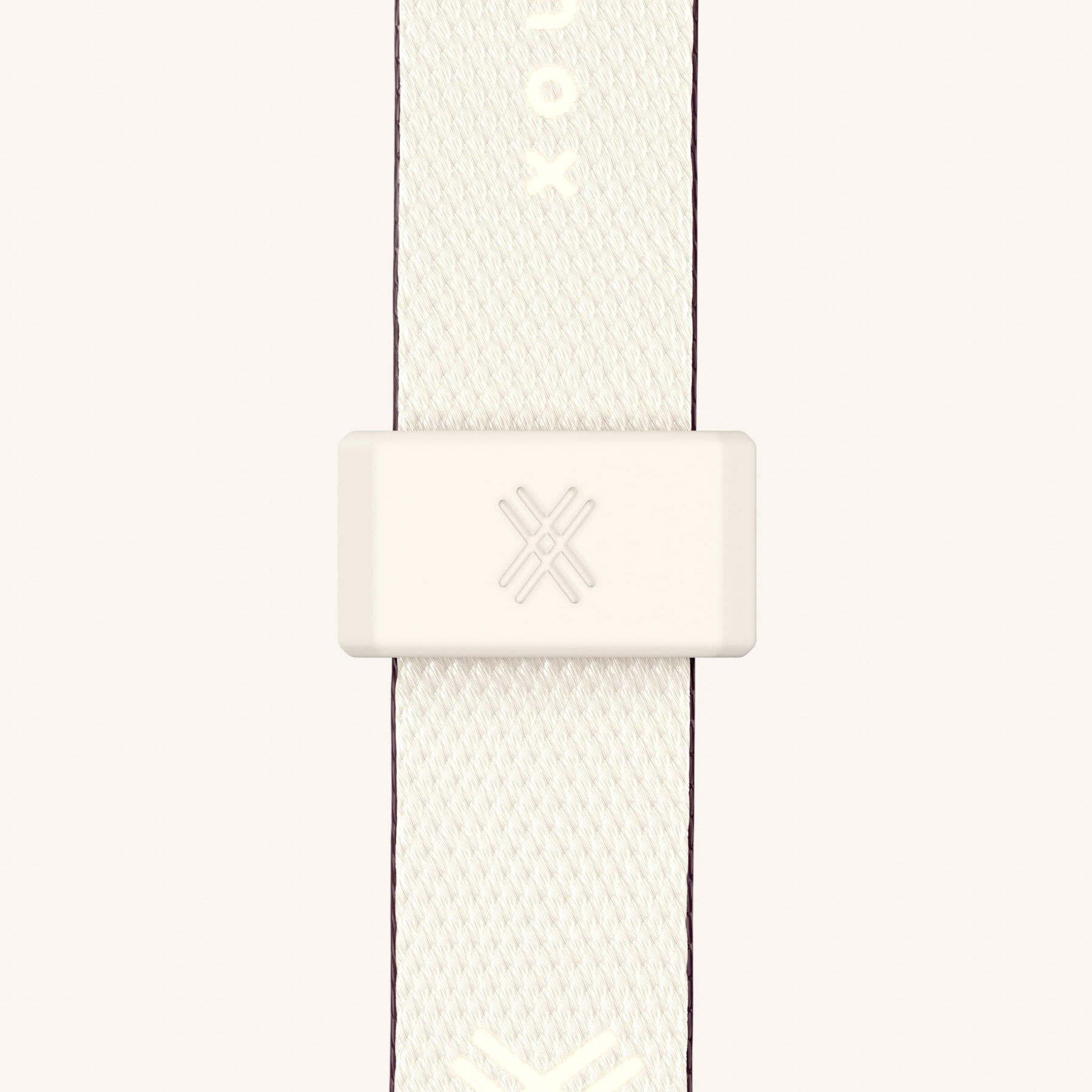 Phone Necklace with Slim Lanyard in Chalk