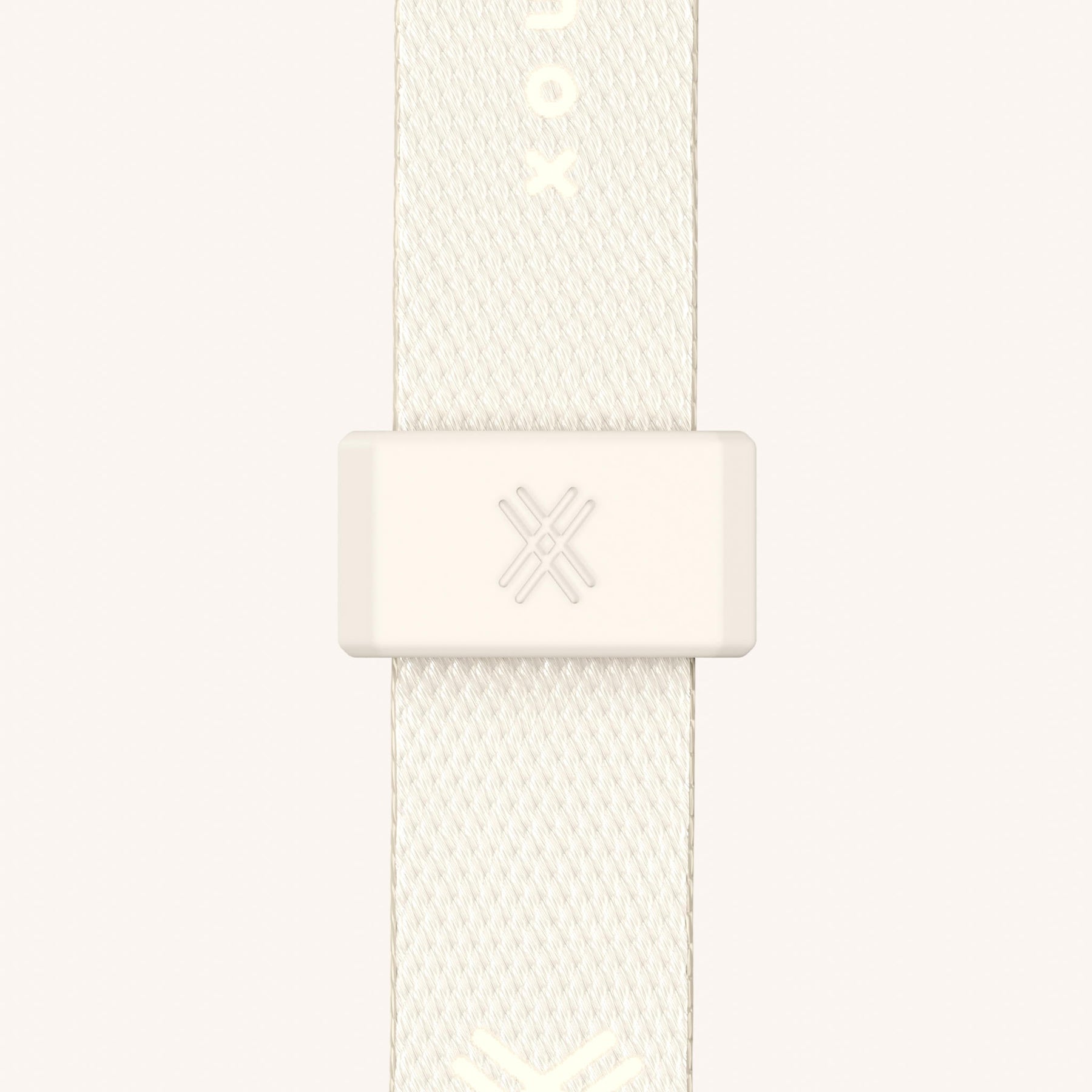 Phone Necklace with Slim Lanyard in Chalk