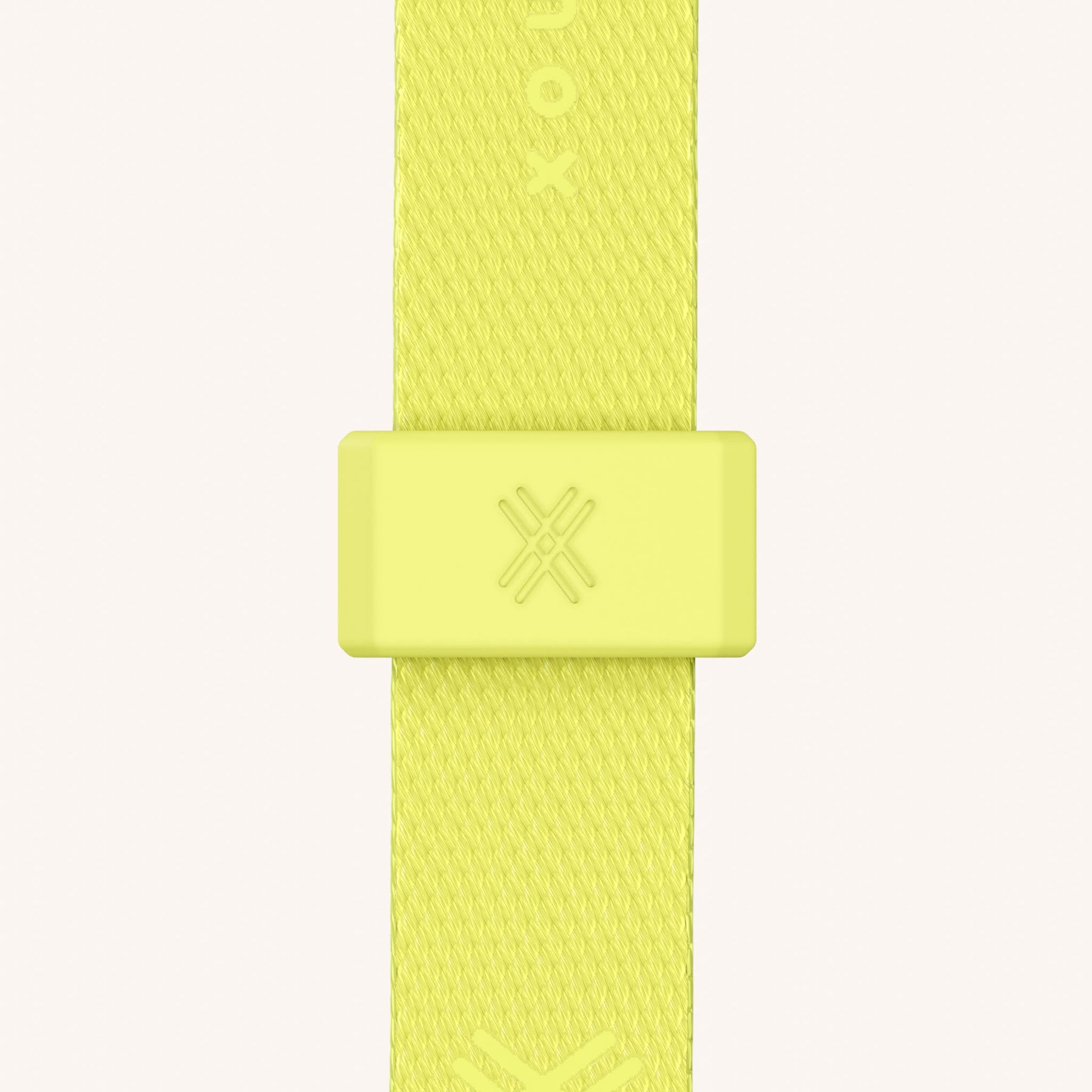 Phone Necklace with Slim Lanyard in Limoncello